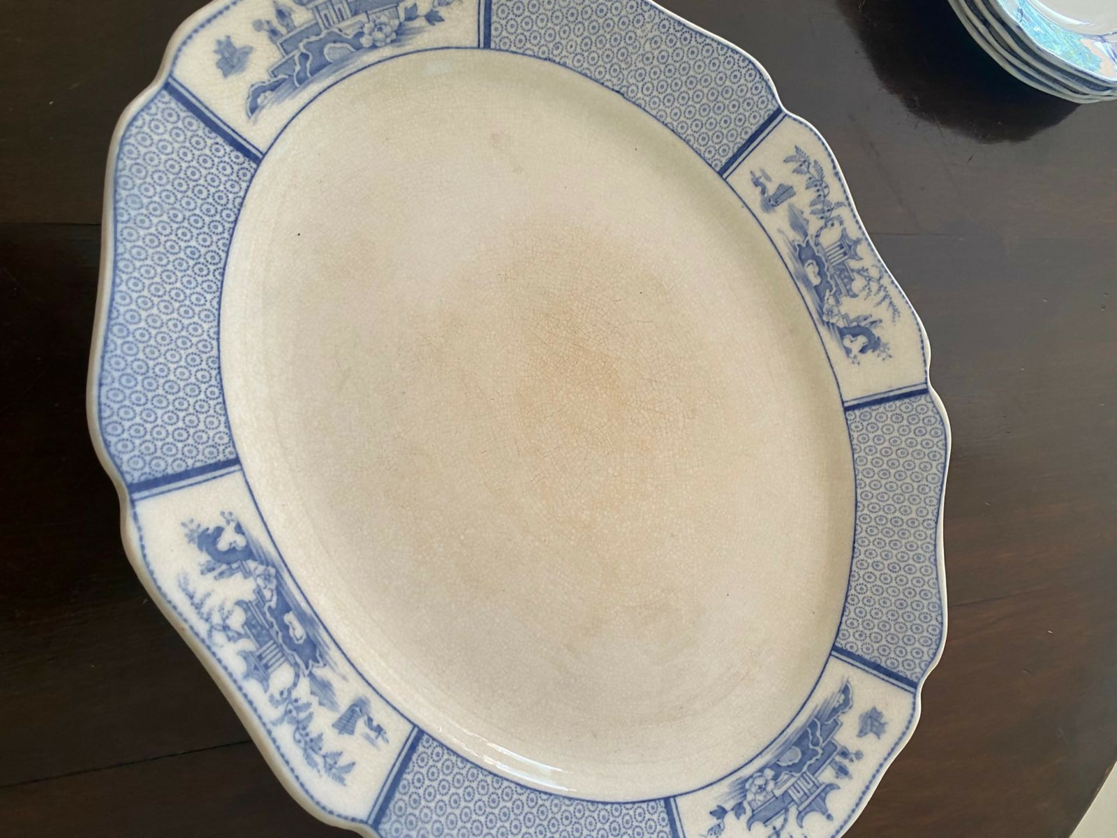 Jogo travessas em porcelana inglesa