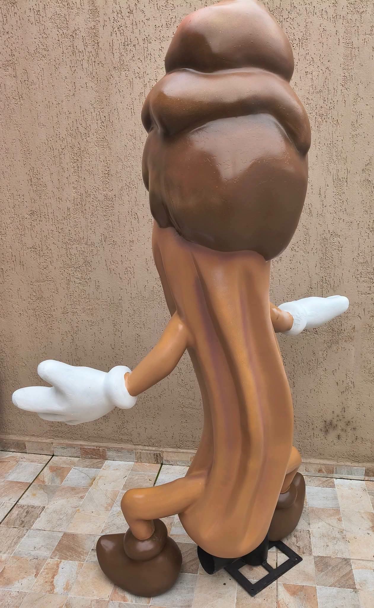 Boneco Churros Gigante em fibra de vidro 