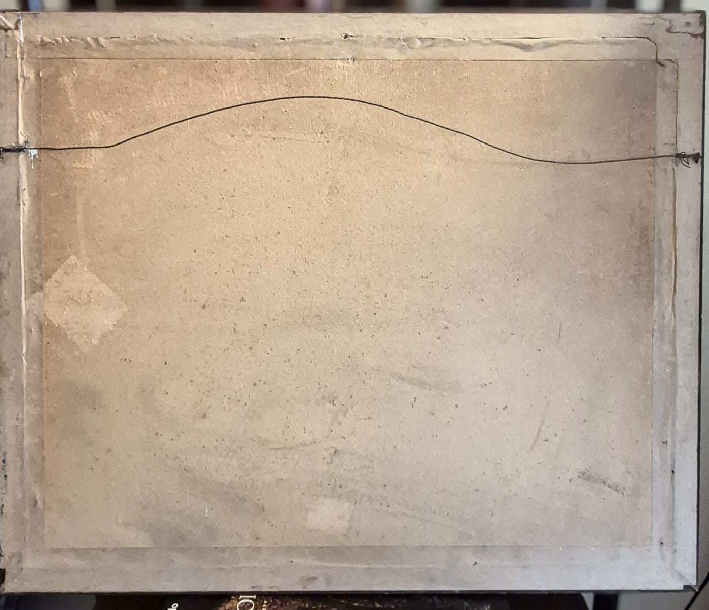 Quadro com pintura em aquarela do artista plástico brasileiro Homero da Rocha de 1965.  