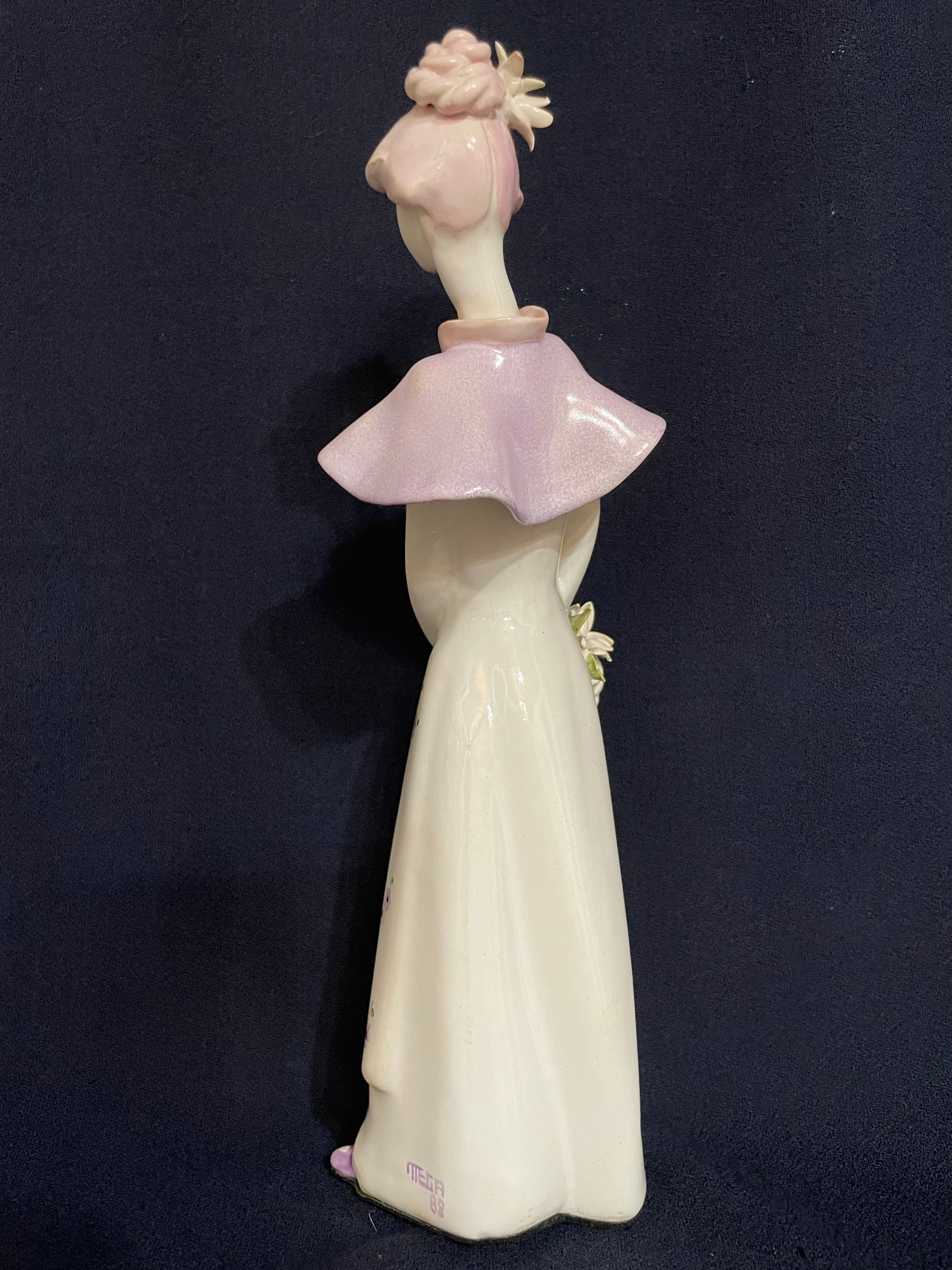 Escultura porcelana camponesa - Mega 1982