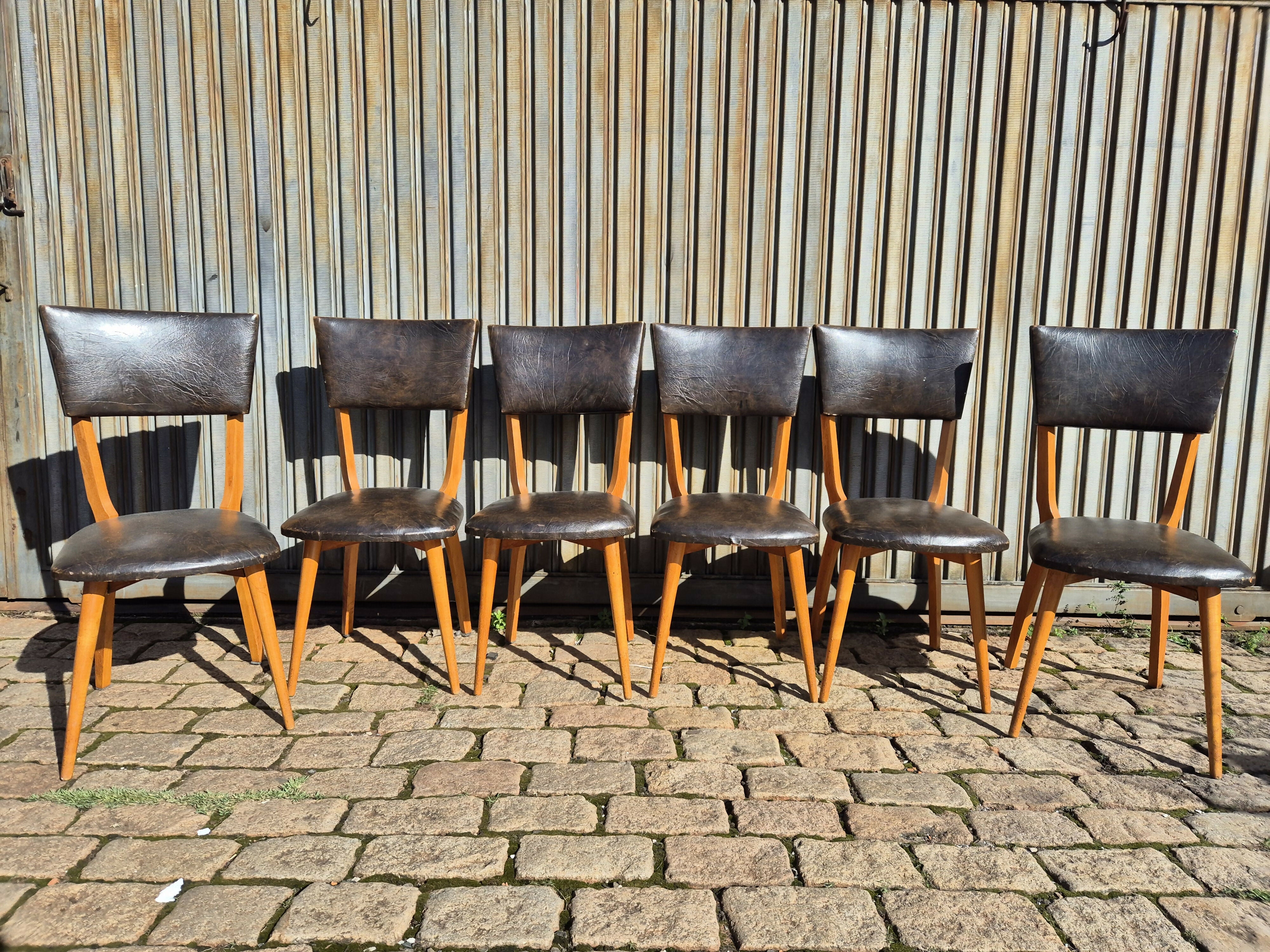 Set de cadeiras vintage anos 60