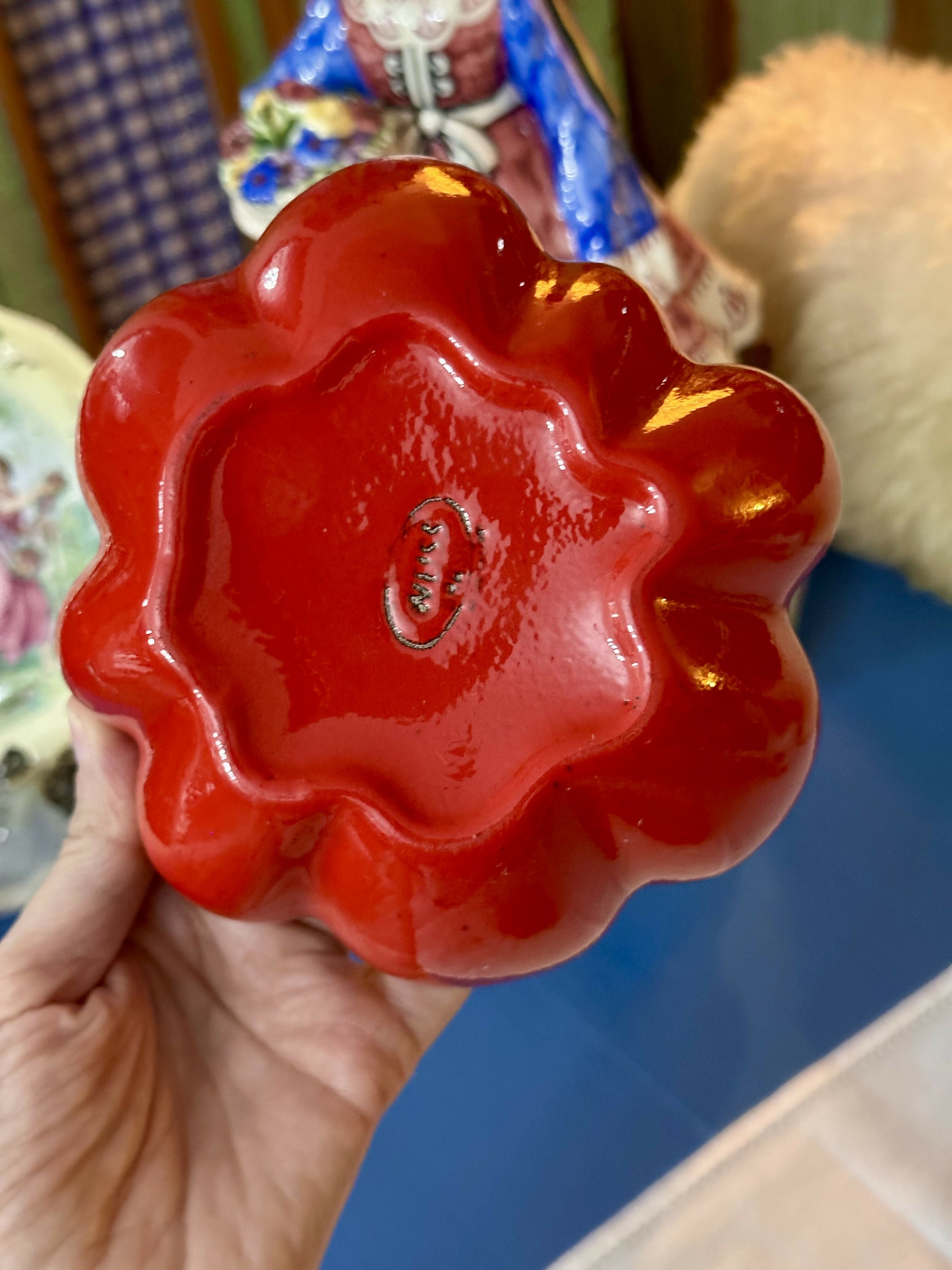 Potiche formato lindeza de tomate da antiga manufatura Weiss