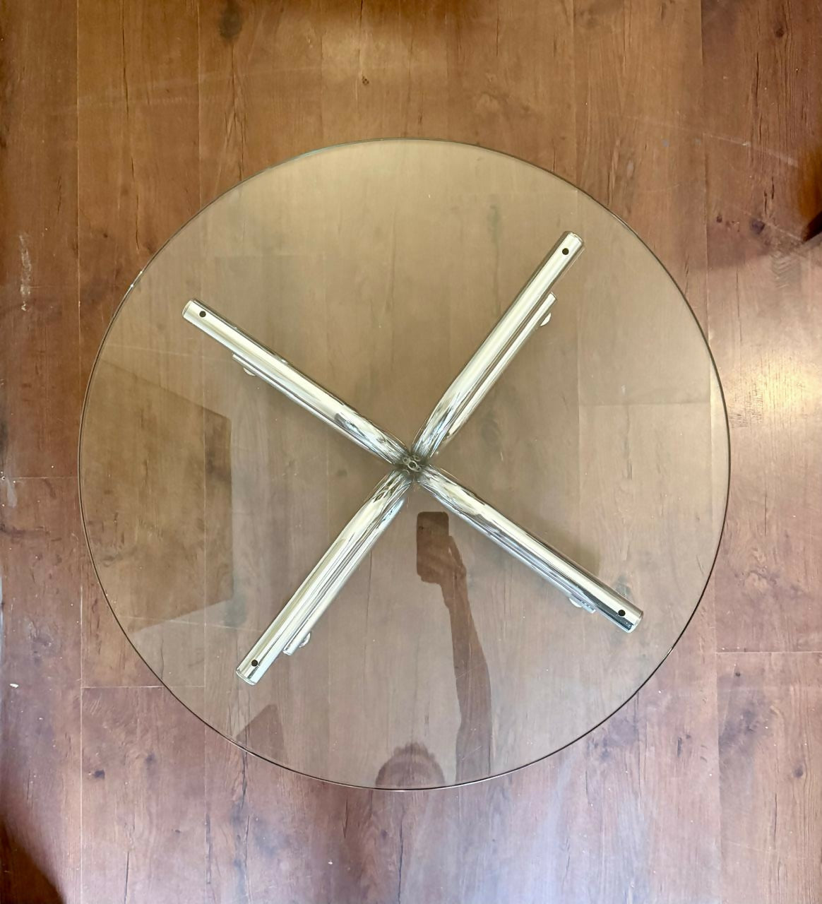 Mesa de centro cromada Geraldo de Barros