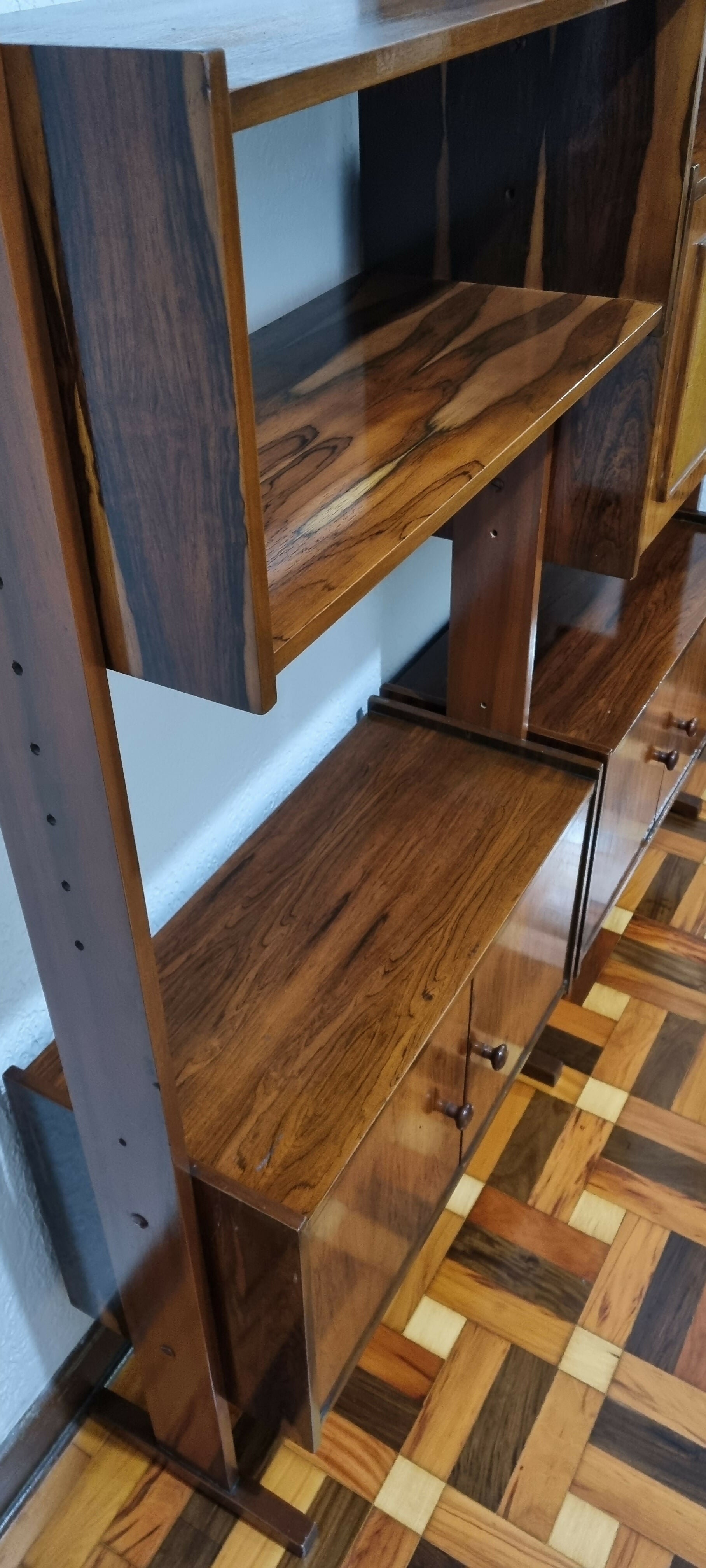 Estante modular Caviúna