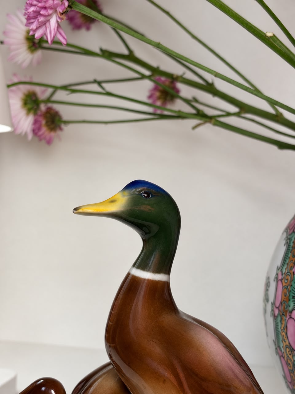Colecionável | Casal de Patos em Porcelana Alemã Gerold &amp; Co. Tettau | Vintage
