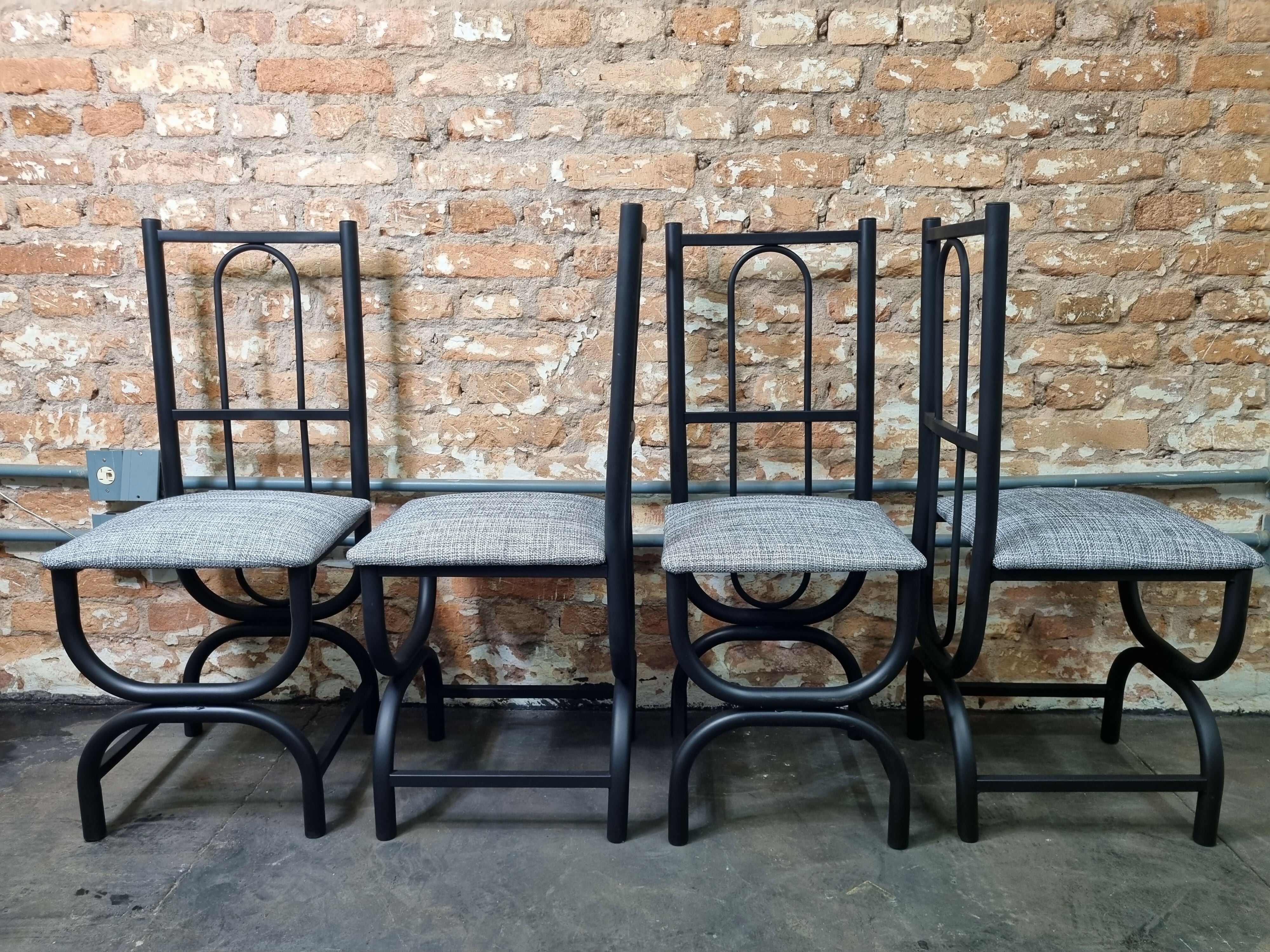 Set de cadeiras ferro vintage estilo Art Deco