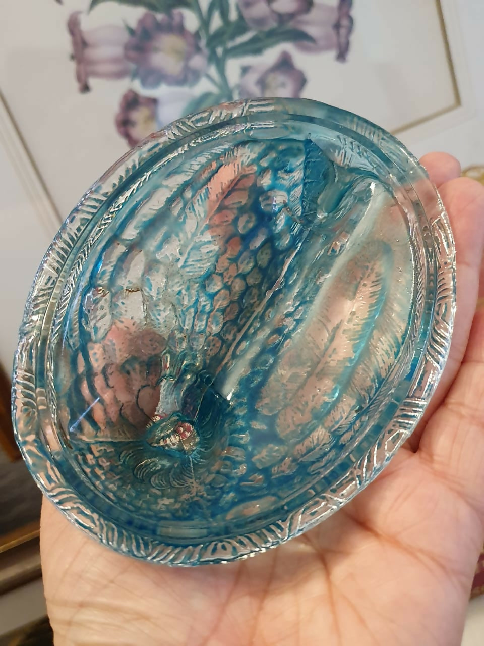 Mantegueiras, anos 50, em formato de galinhas confeccionadas em vidrão. Um clássico.