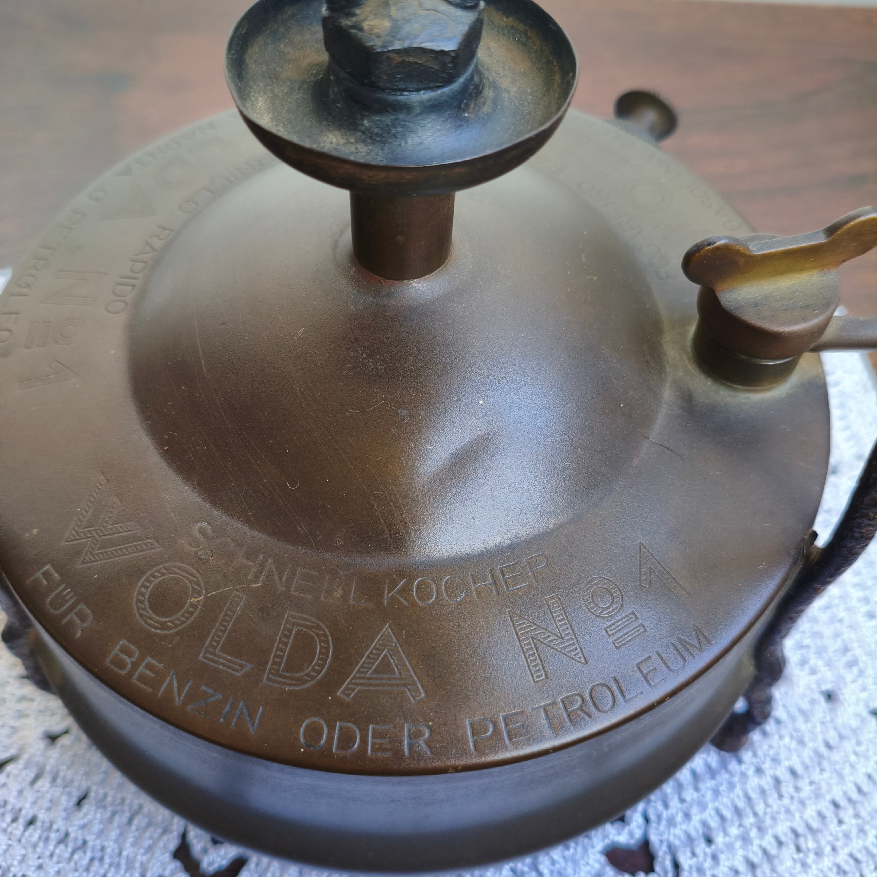 Fogareiro de pressão a querosene
