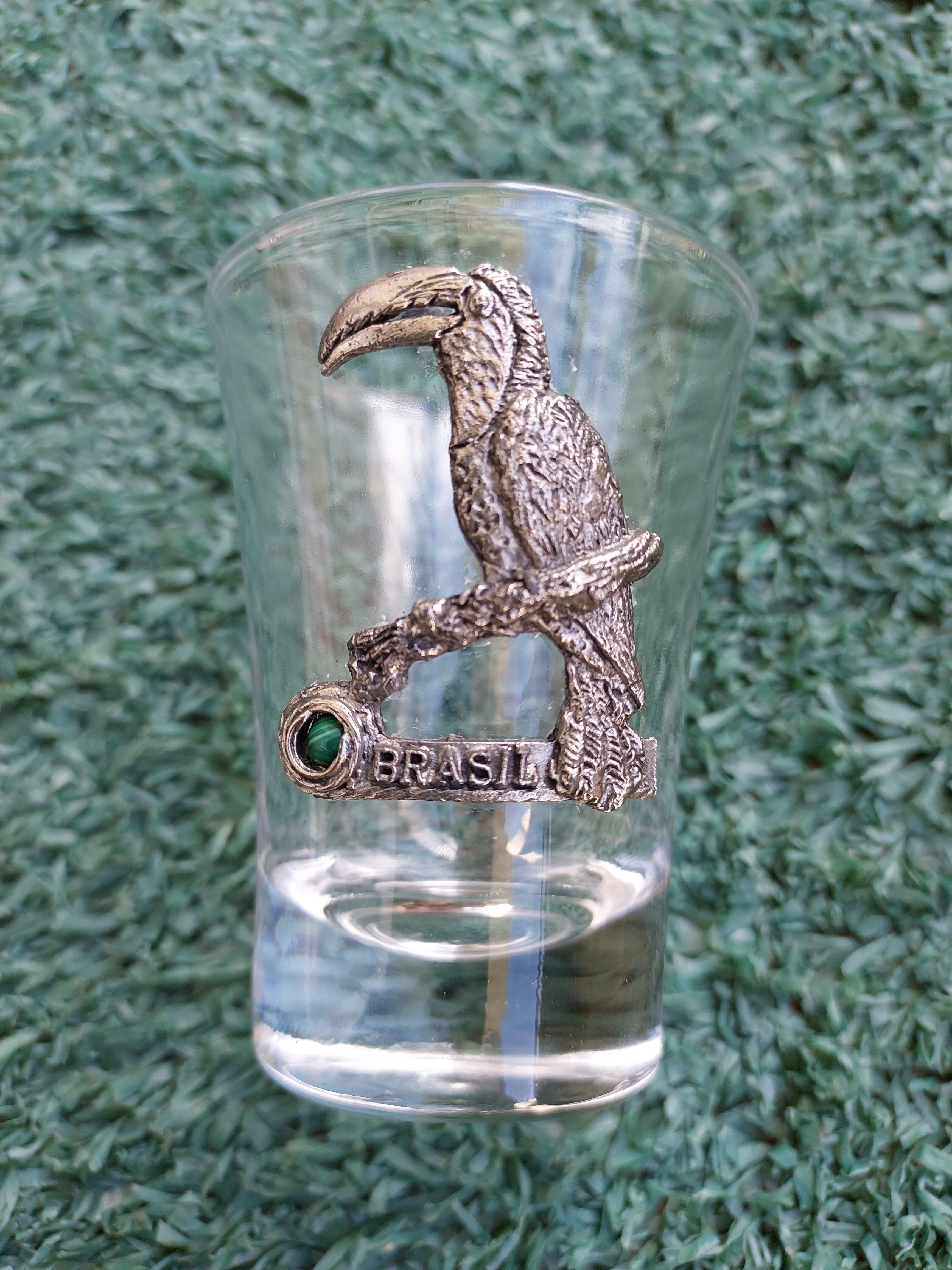 Copos Shot Com Figuras em Estanho