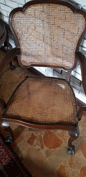 Poltrona com braço em Palhinha Indiana
