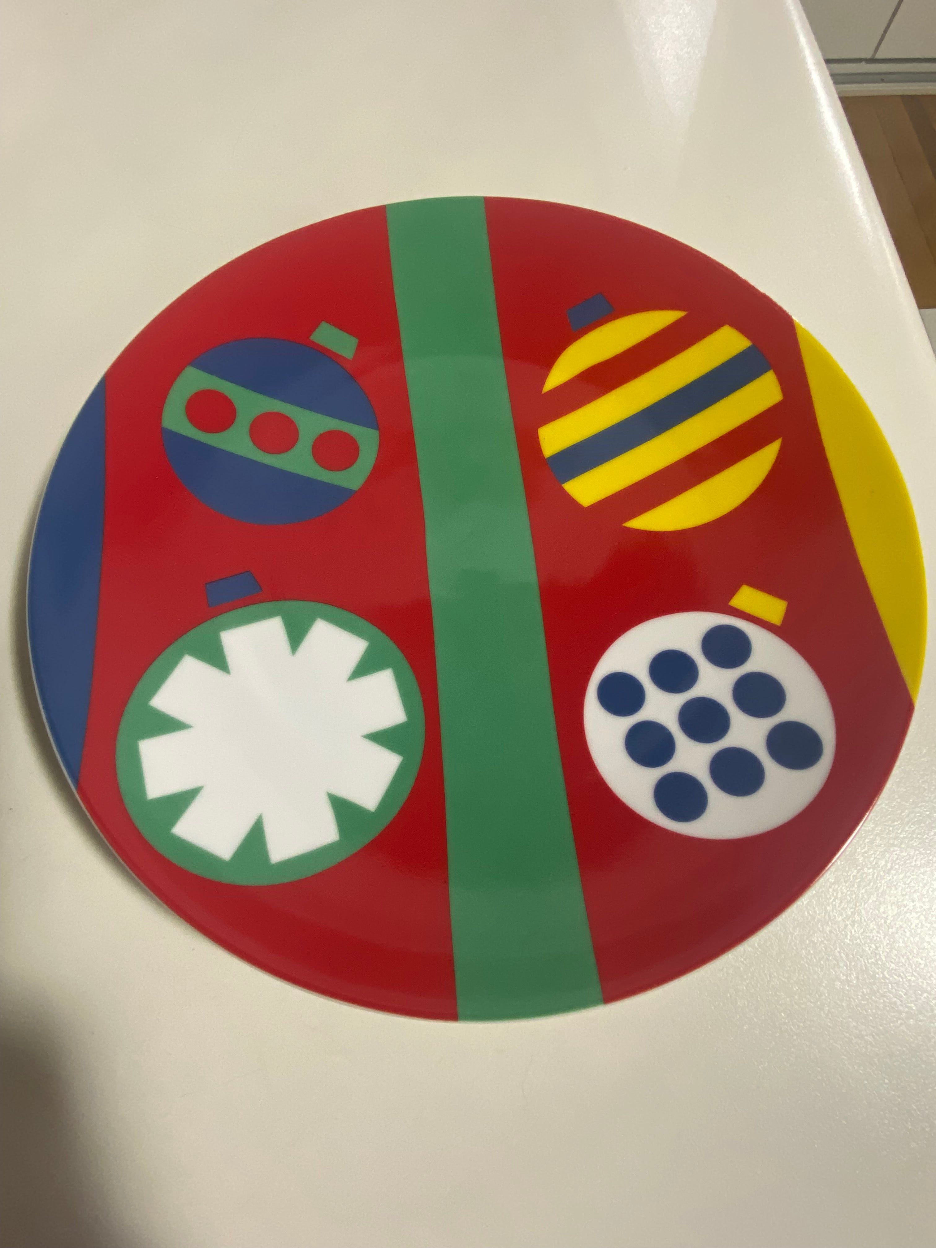 Pratos com motivos natalinos