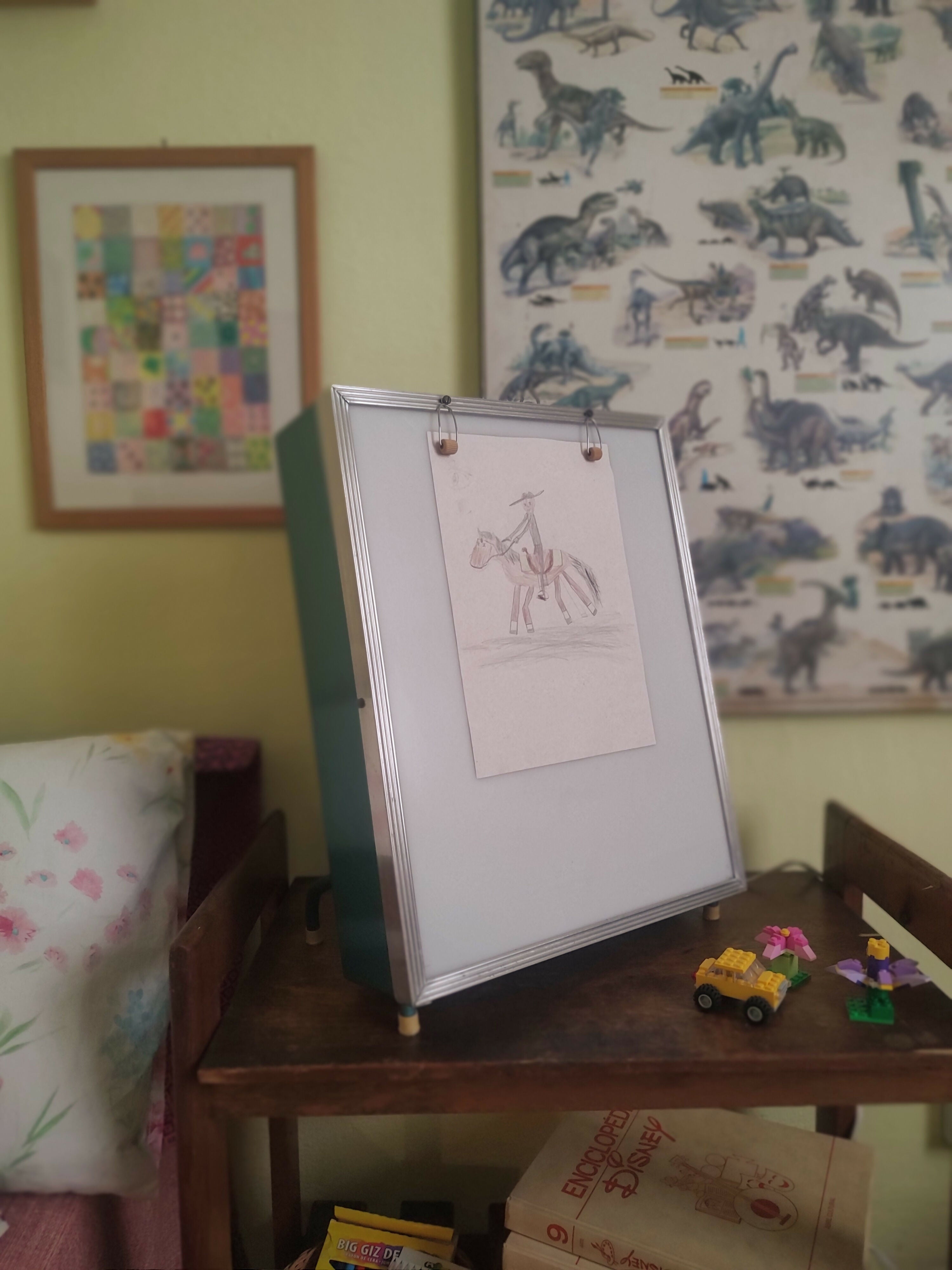 Antigo Negatoscópio (ou Luminária para raio x!) ressignificado para Abajur - anos 60