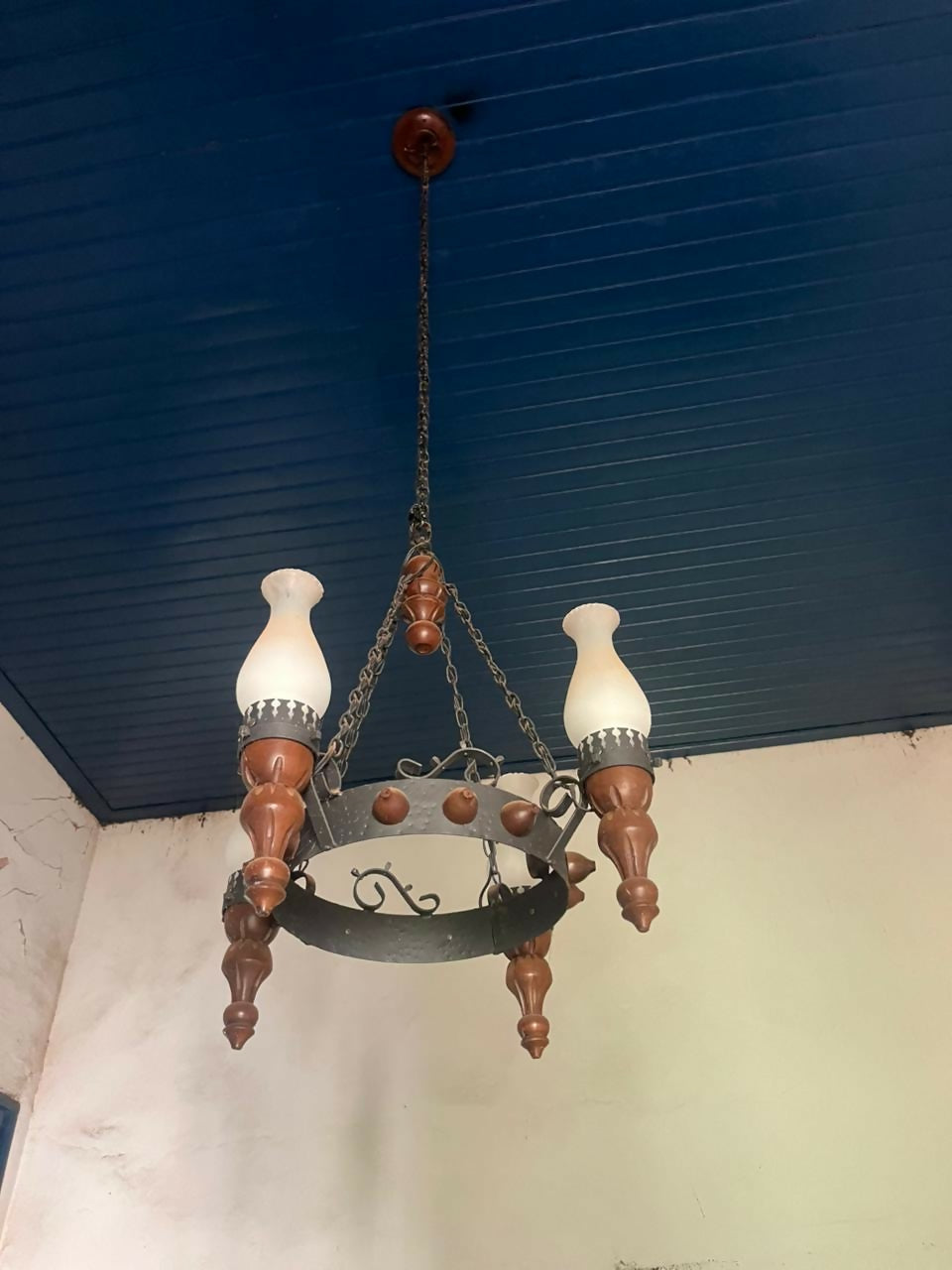 LUSTRES OPALINOS ANOS 80 (temos vários)