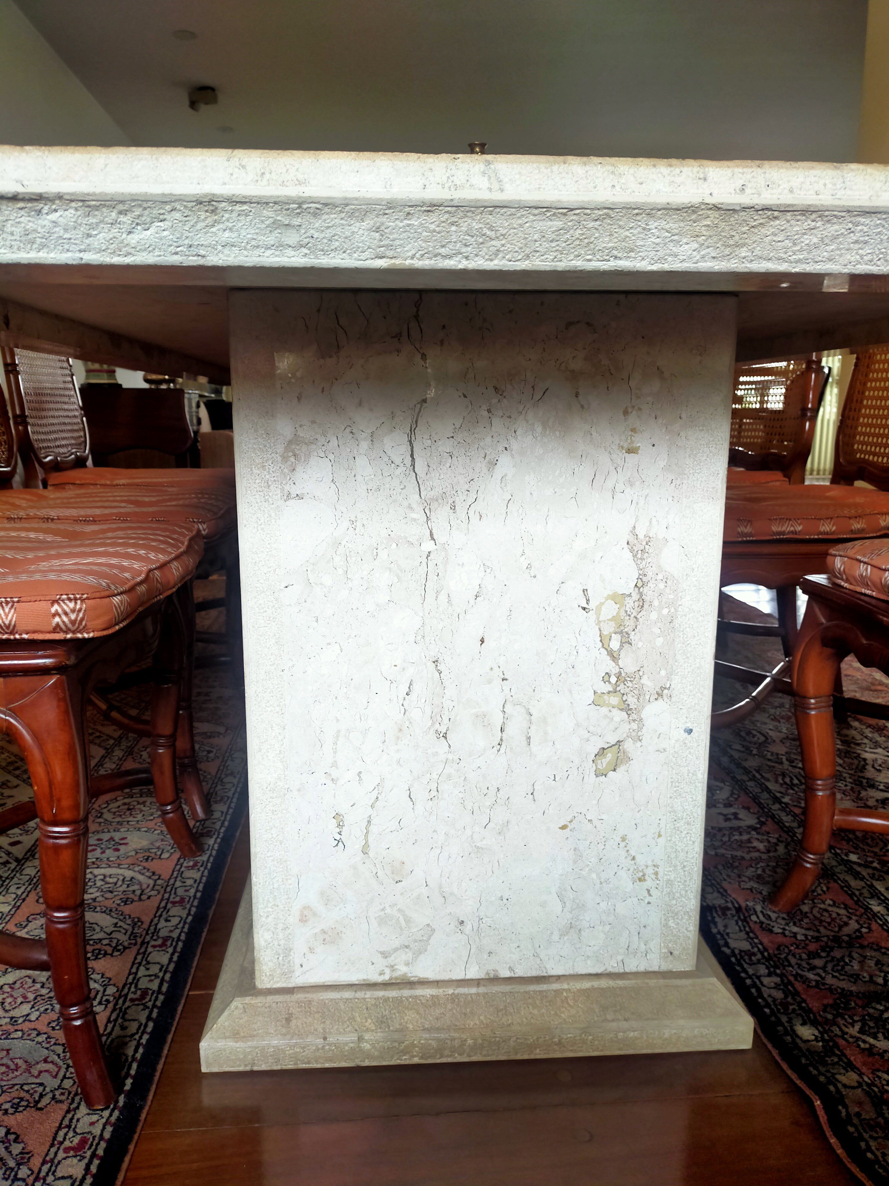 MESA DE MÁRMORE SOFISTICADA 8 LUGARES