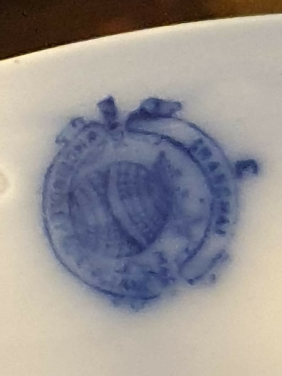 Prato borrão mais do que centenário W.H. Grindley, modelo Shanghai, em perfeito estado!