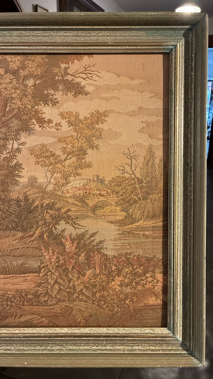 Quadro Tapeçaria antiga com Cena de Paisagem