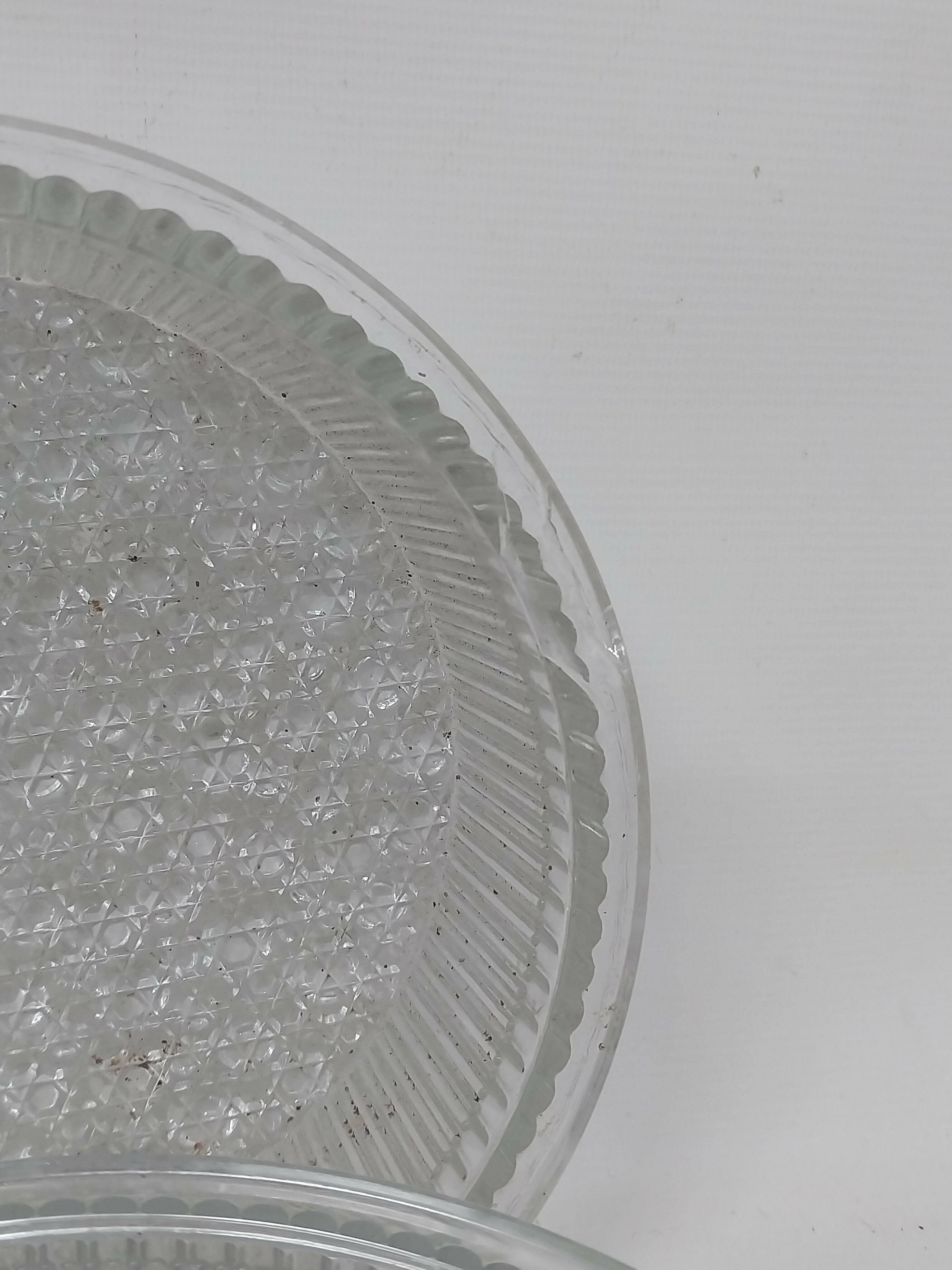 Par de Cúpulas para Plafon Dominici em Cristal