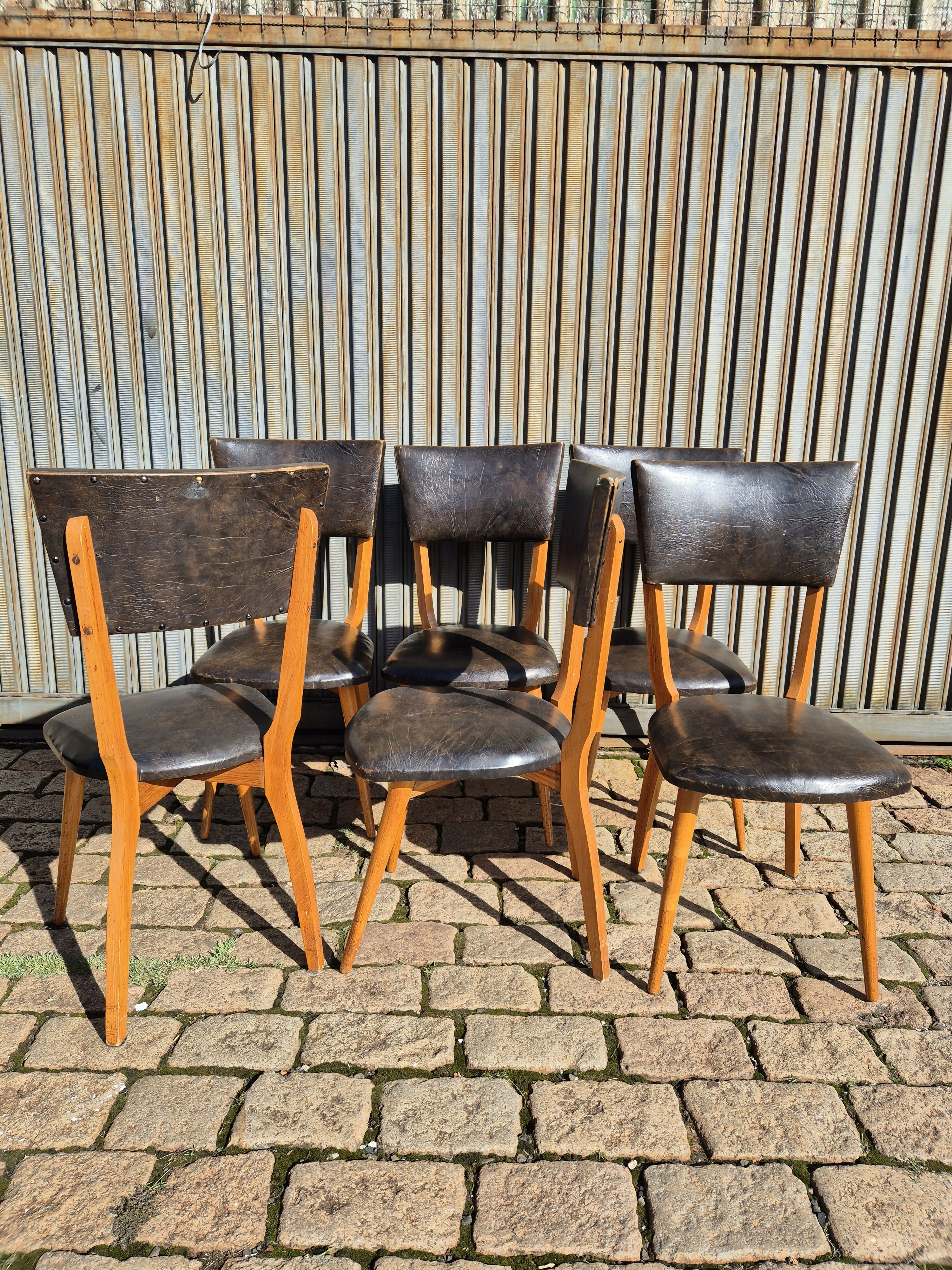 Set de cadeiras vintage anos 60