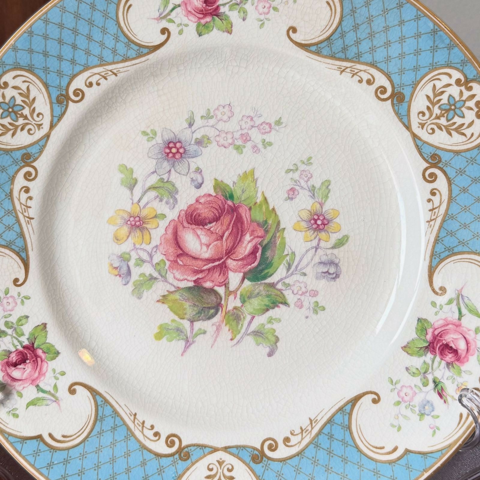 Prato de Bolo Decorativo MYOTT STAFFORDSHIRE ENGLAND