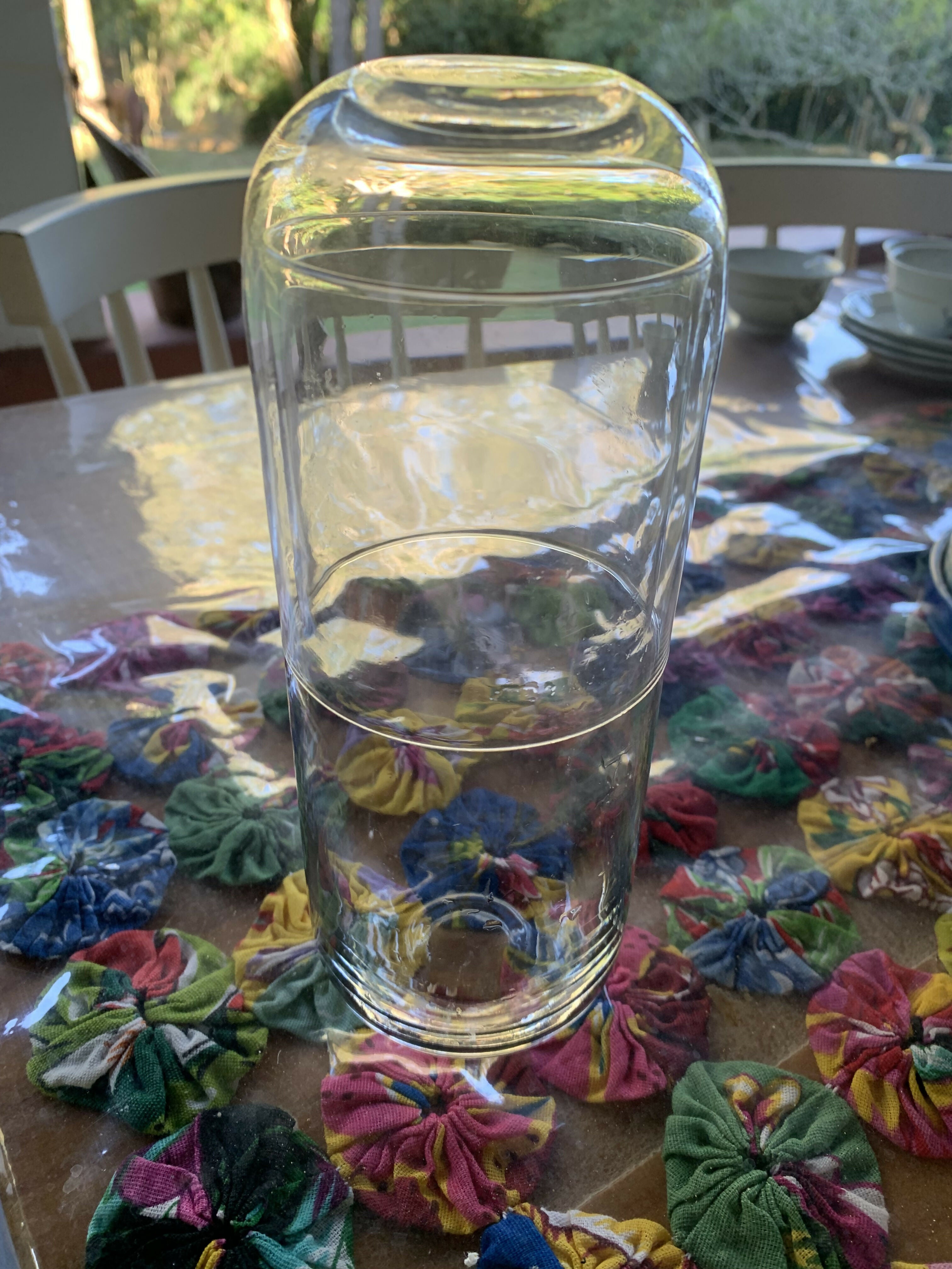 Moringa de Vidro Moderninha com copo