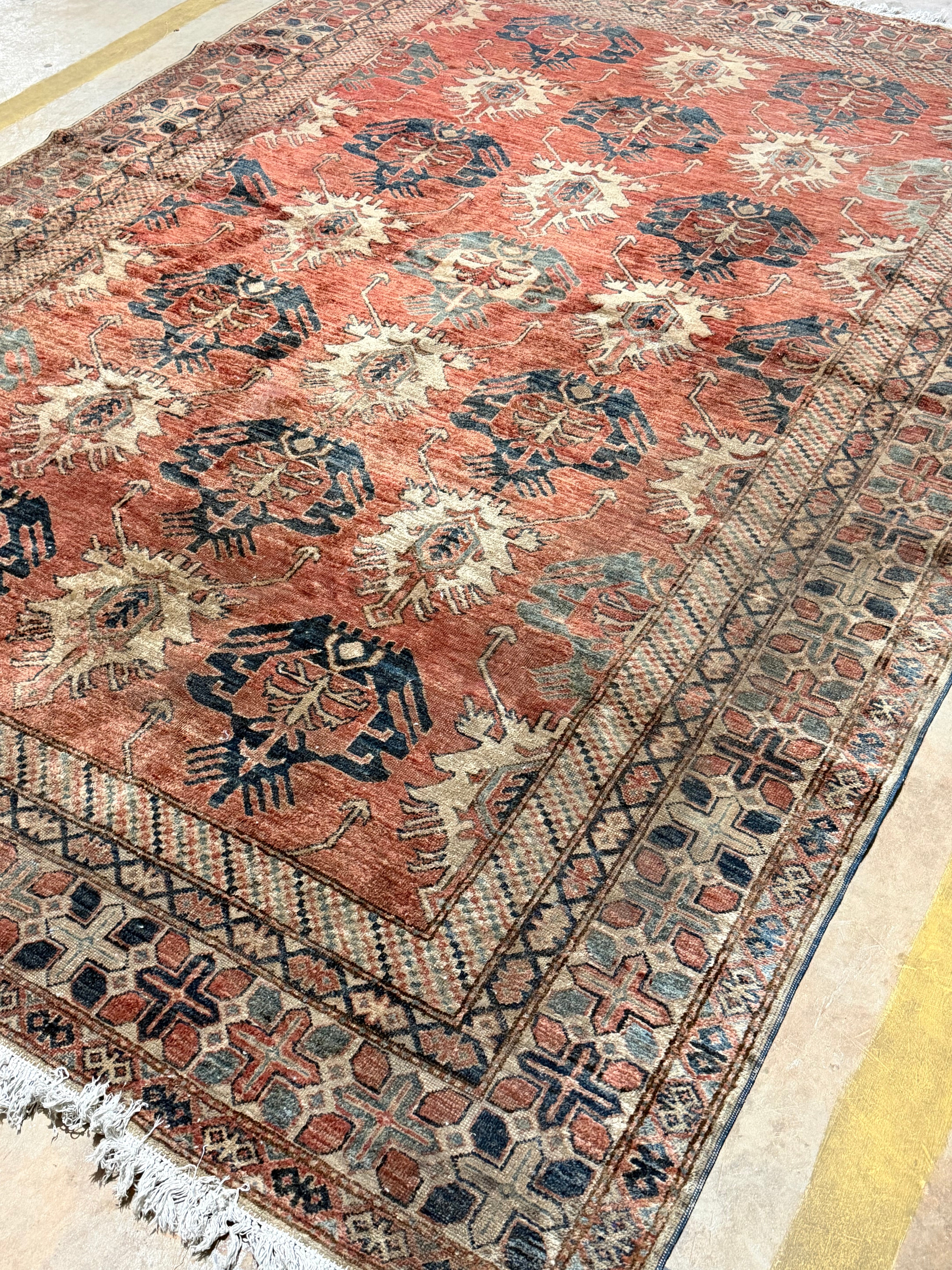 Grandioso e legítimo tapete persa Kasak 323 x 219cm