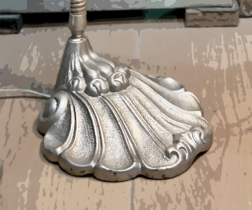 Luminária de mesa - estilo Art Noveau