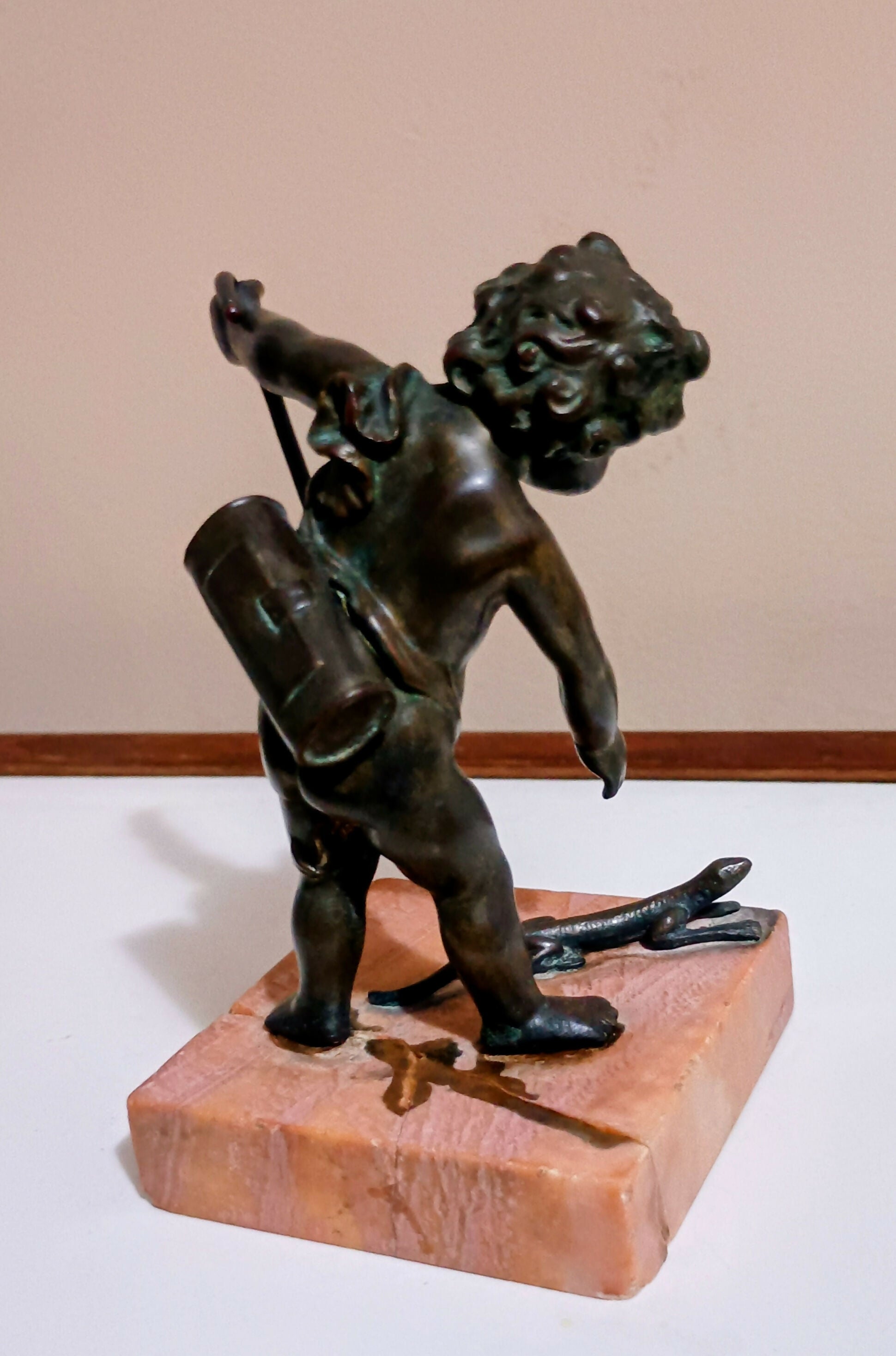 Escultura em bronze PUTTI séc XIX/XX