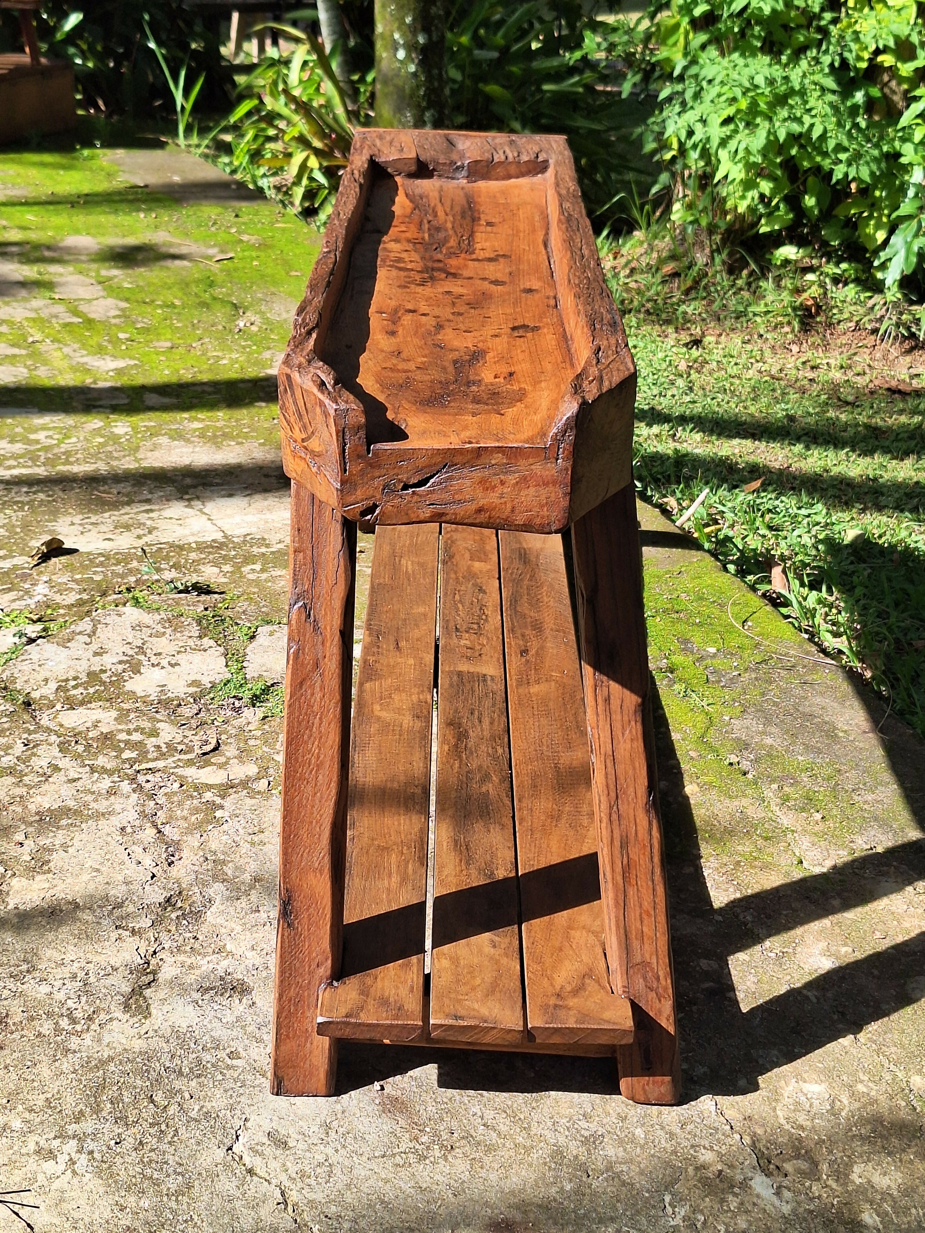 Queijeira Rústica Madeira Maciça Garimpo Mineiro