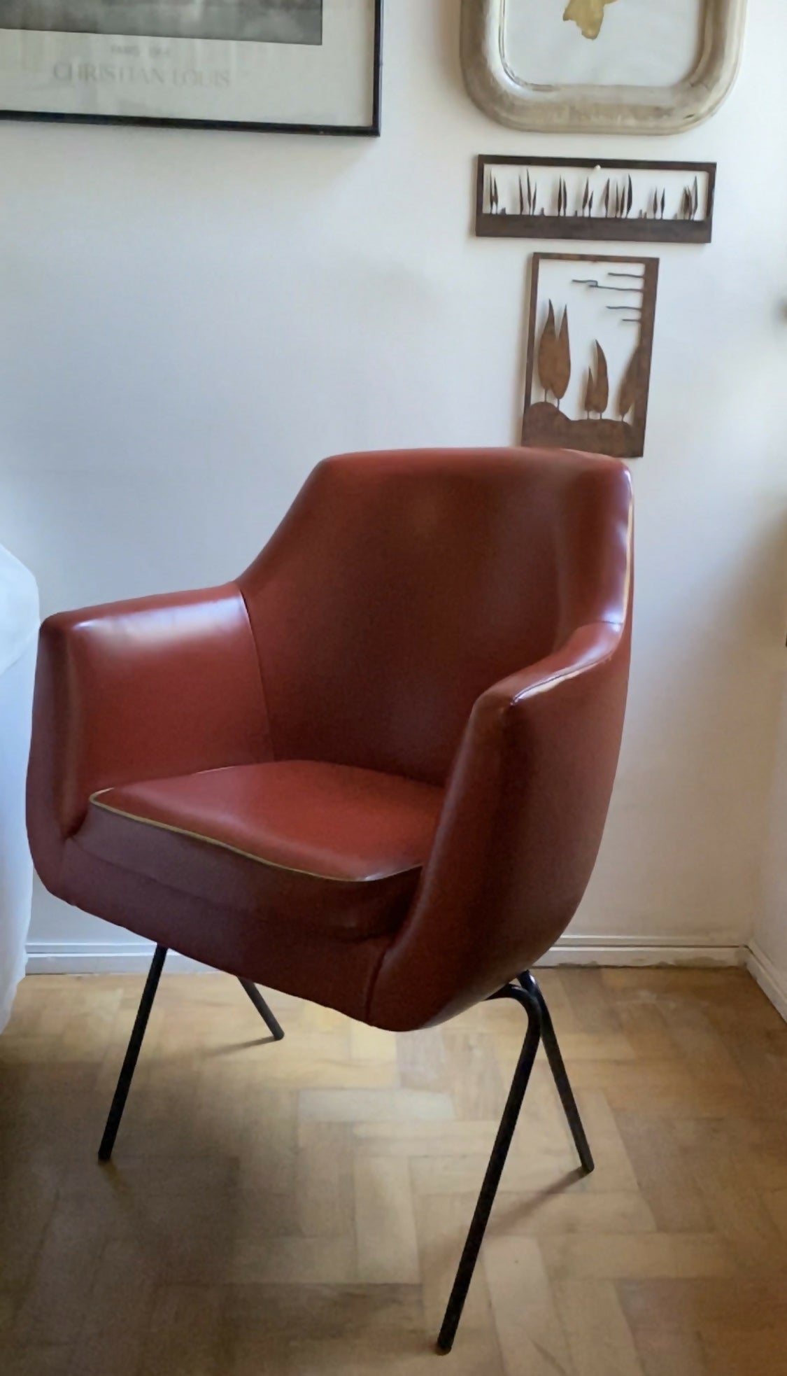 Impecável! Poltrona concha (estilo criado por Carlo Hauner) adquirida em meados dos anos 70s.