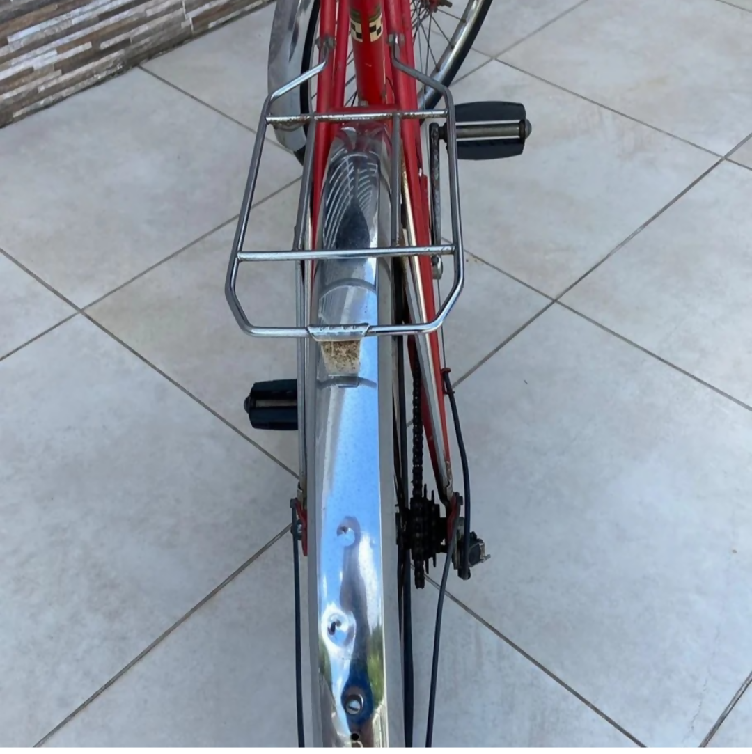 Bicicleta Peugeot Vermelha Antiga Década 60/70