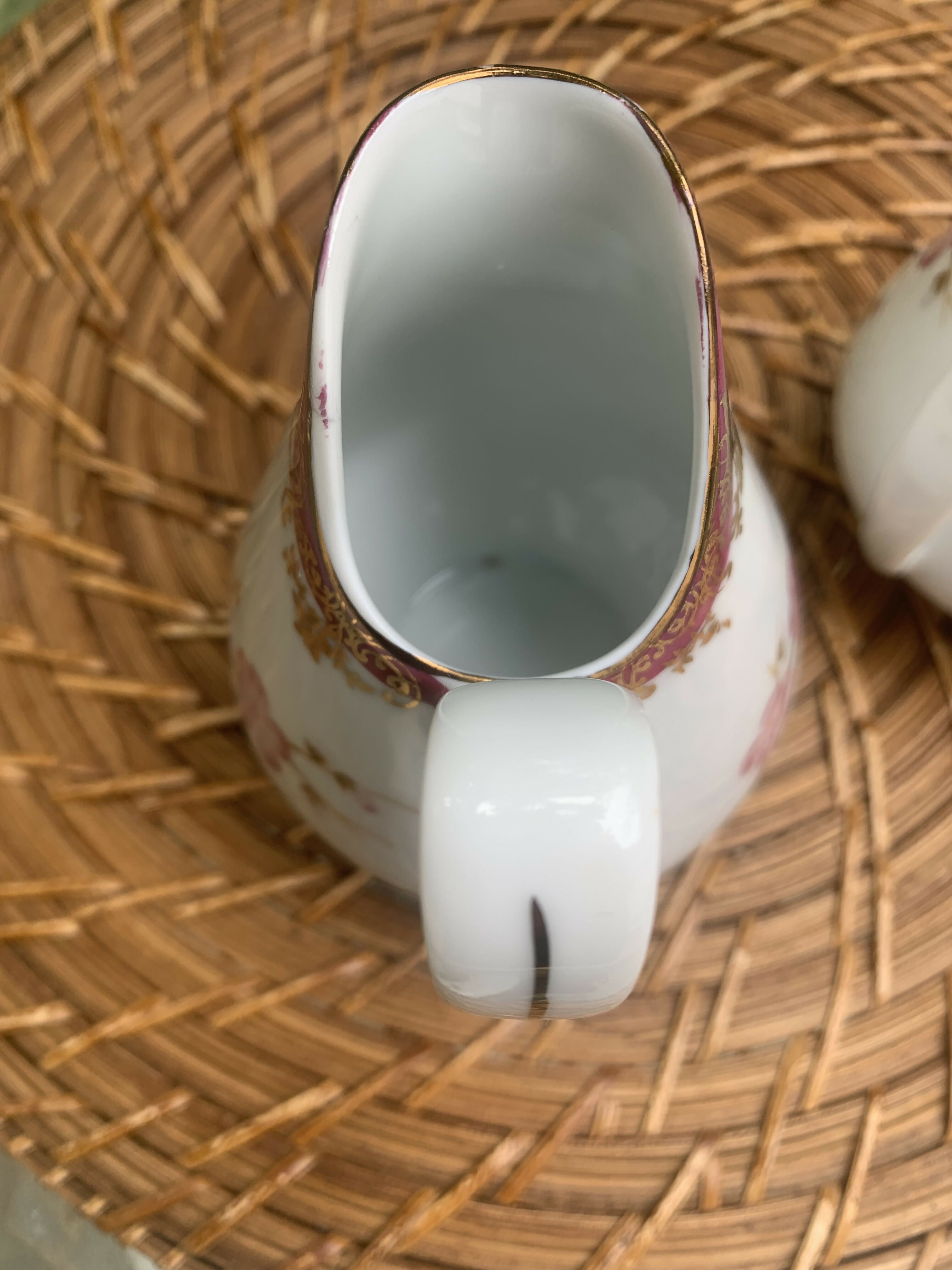 Jarrinhas Leiteiras Cremeiras porcelana Real (valores distintos)