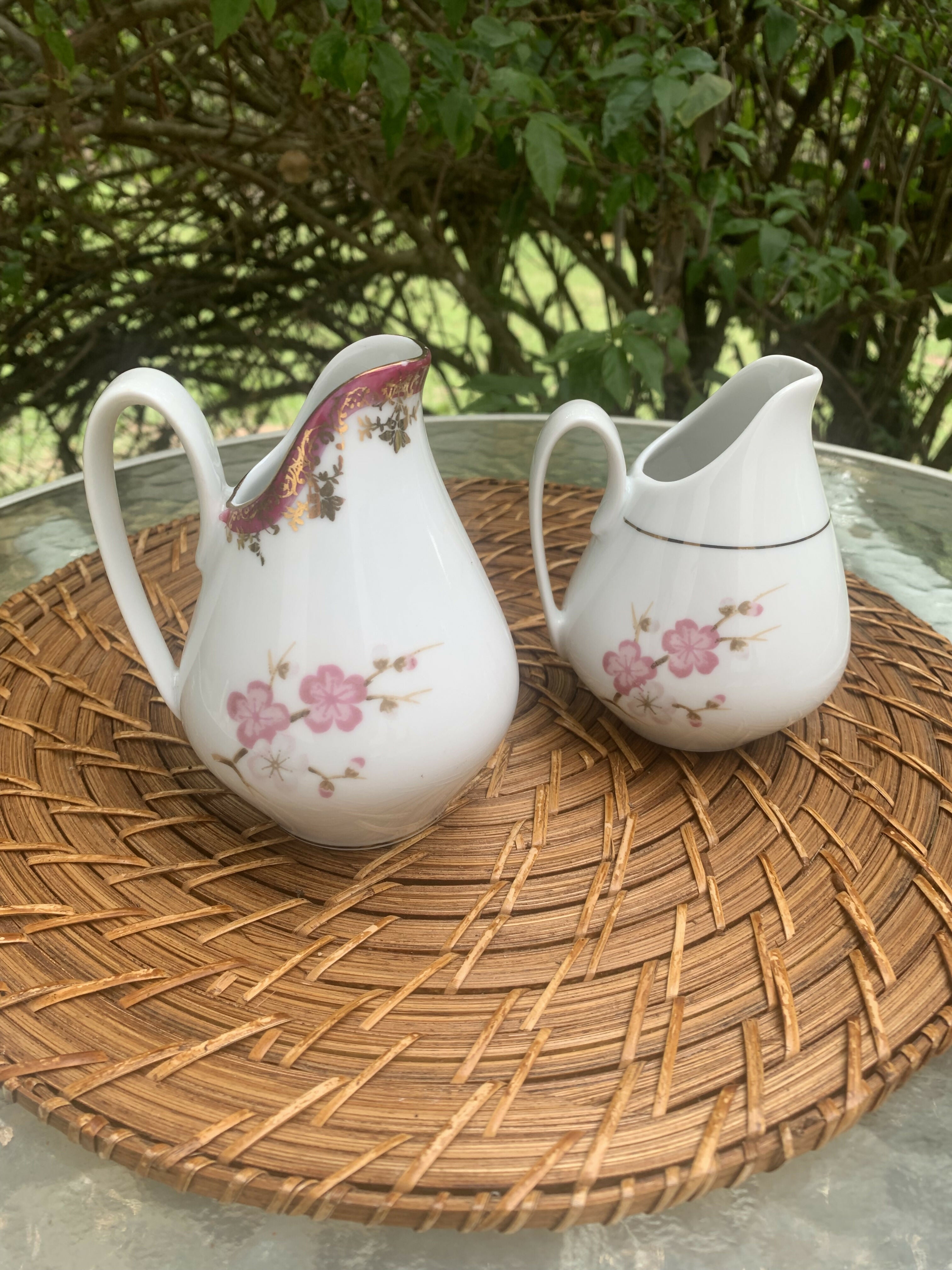 Jarrinhas Leiteiras Cremeiras porcelana Real (valores distintos)