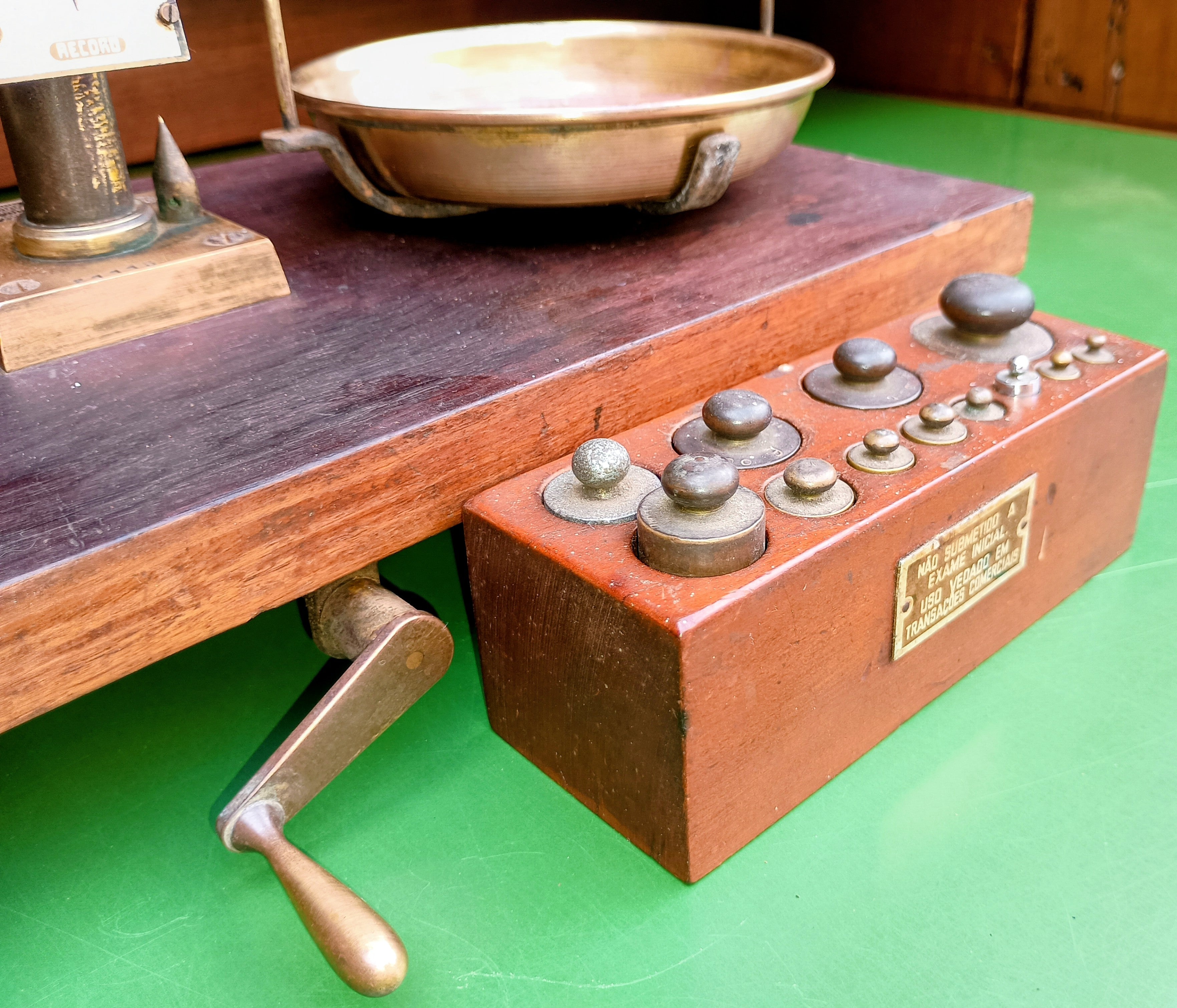 Balança de precisão completa anos 40/50
