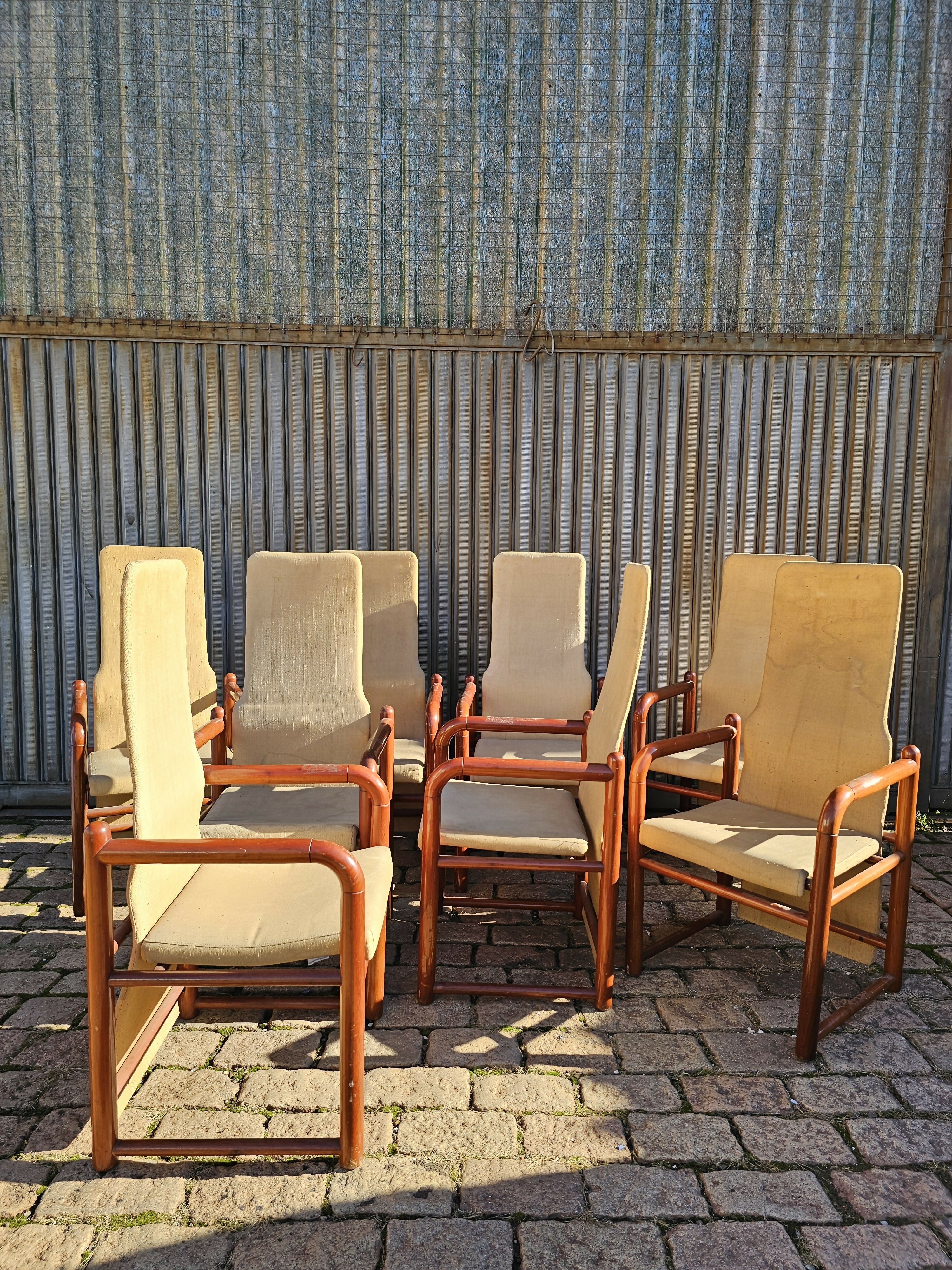 Conjunto 8 poltronas Italy