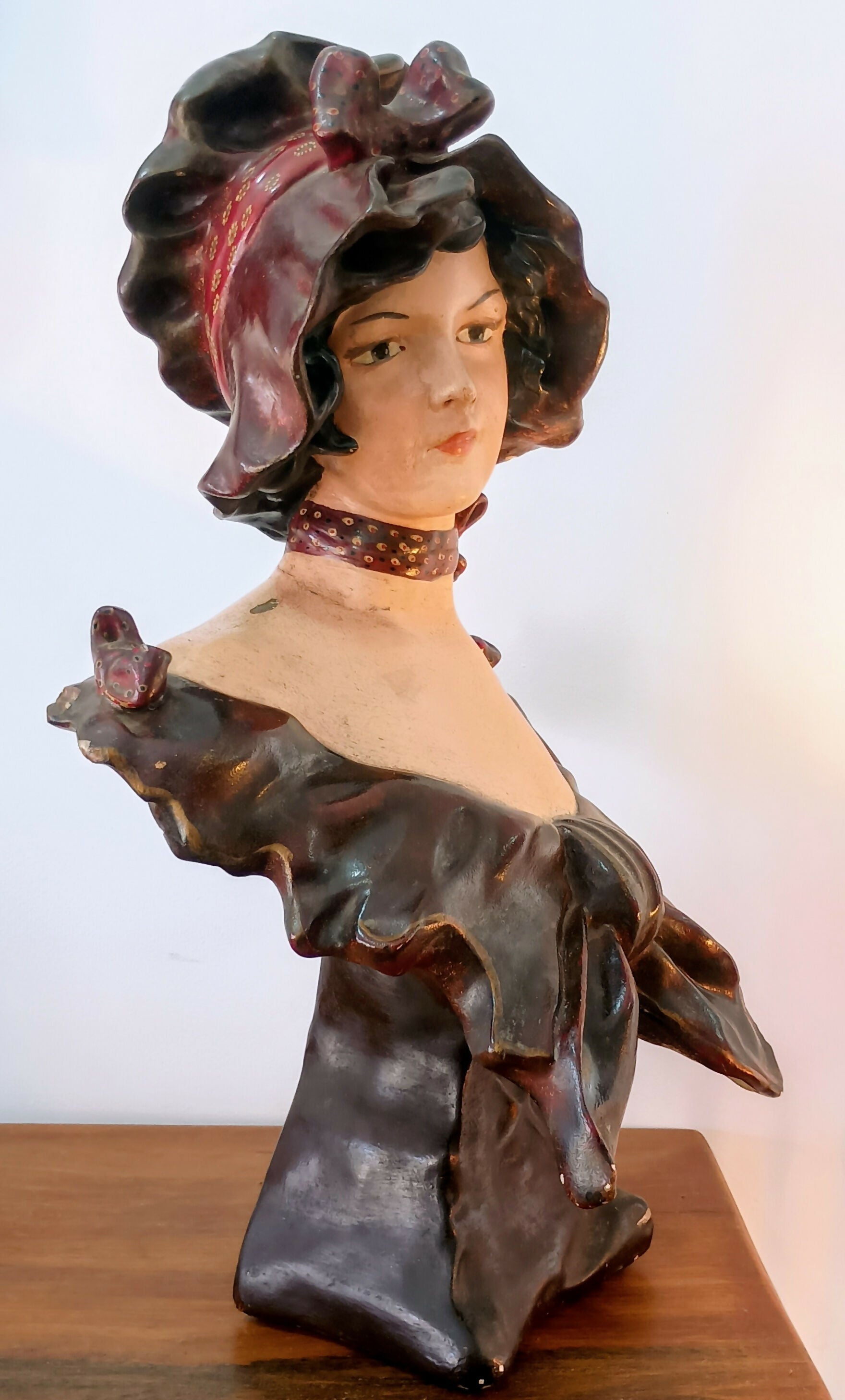 Busto ART Nouveau Terracota c.1900