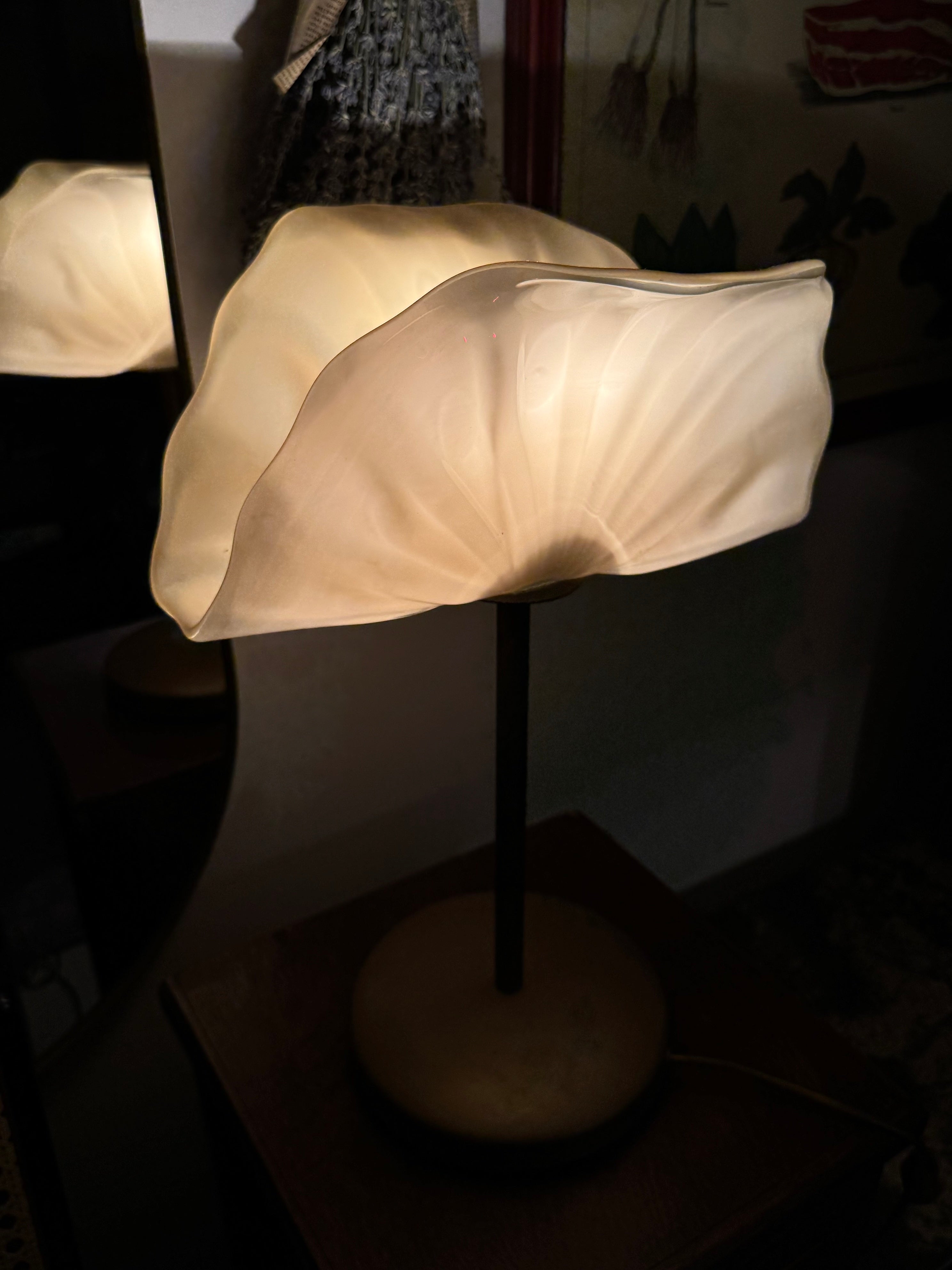Luminária Abajur Murano Concha