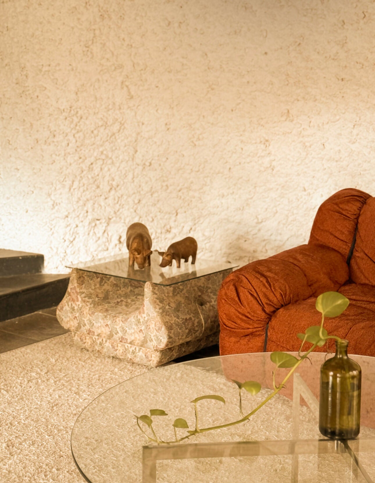 Mesa de apoio em tecido