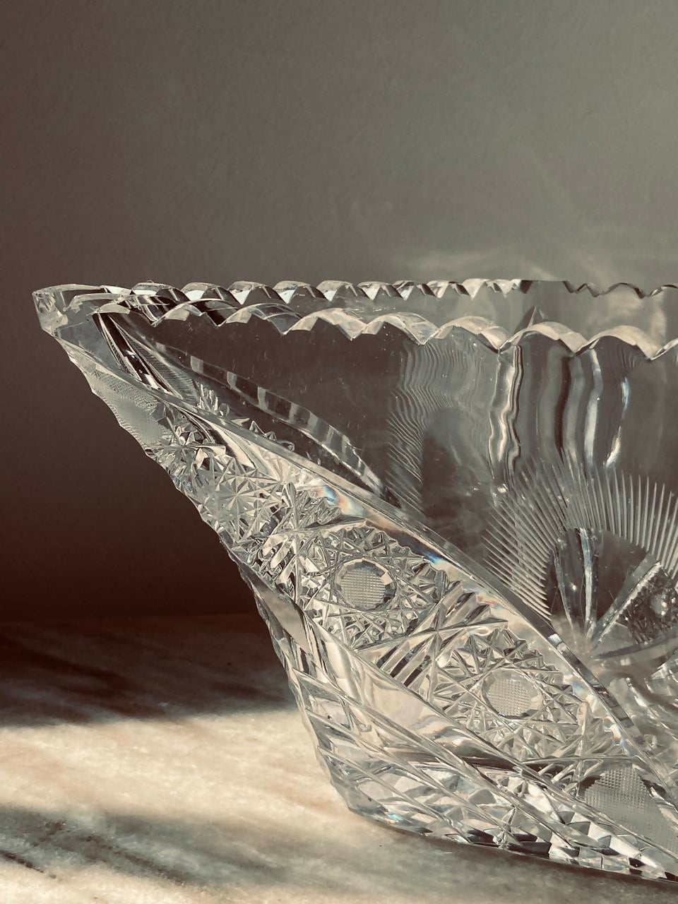 Centro de mesa em cristal lapidado (DMCPS_072)