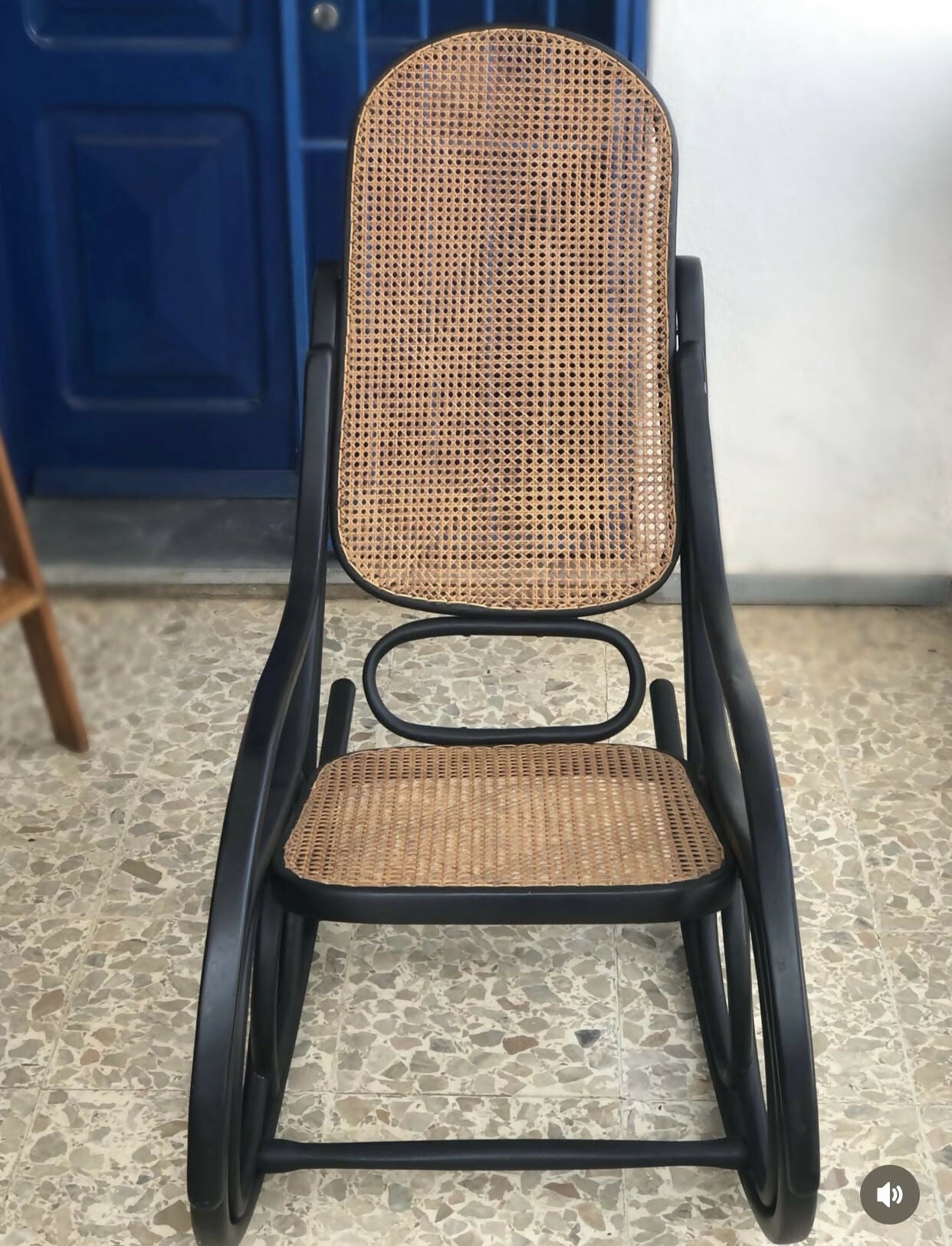 Cadeira de balanço em Palhinha