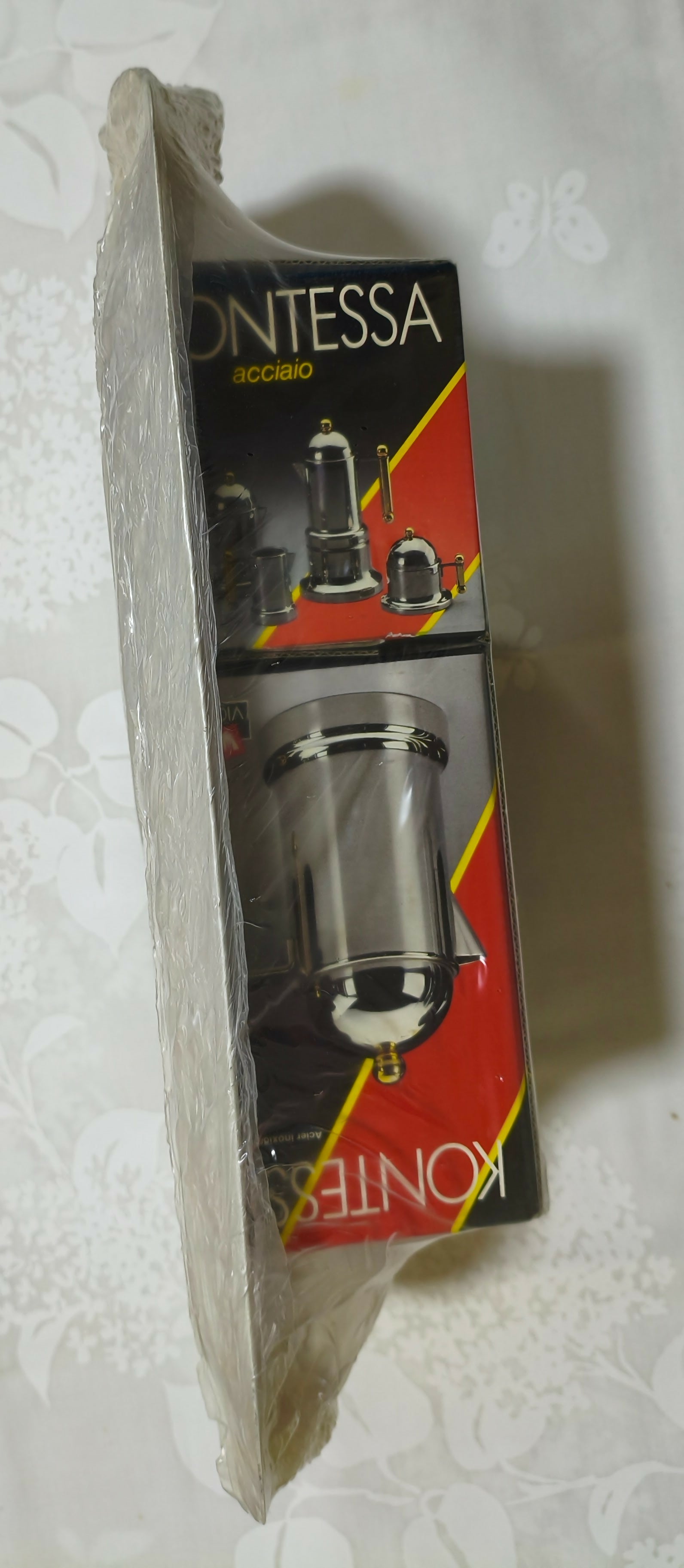 Conjunto italiano para café inox – 5 Peças