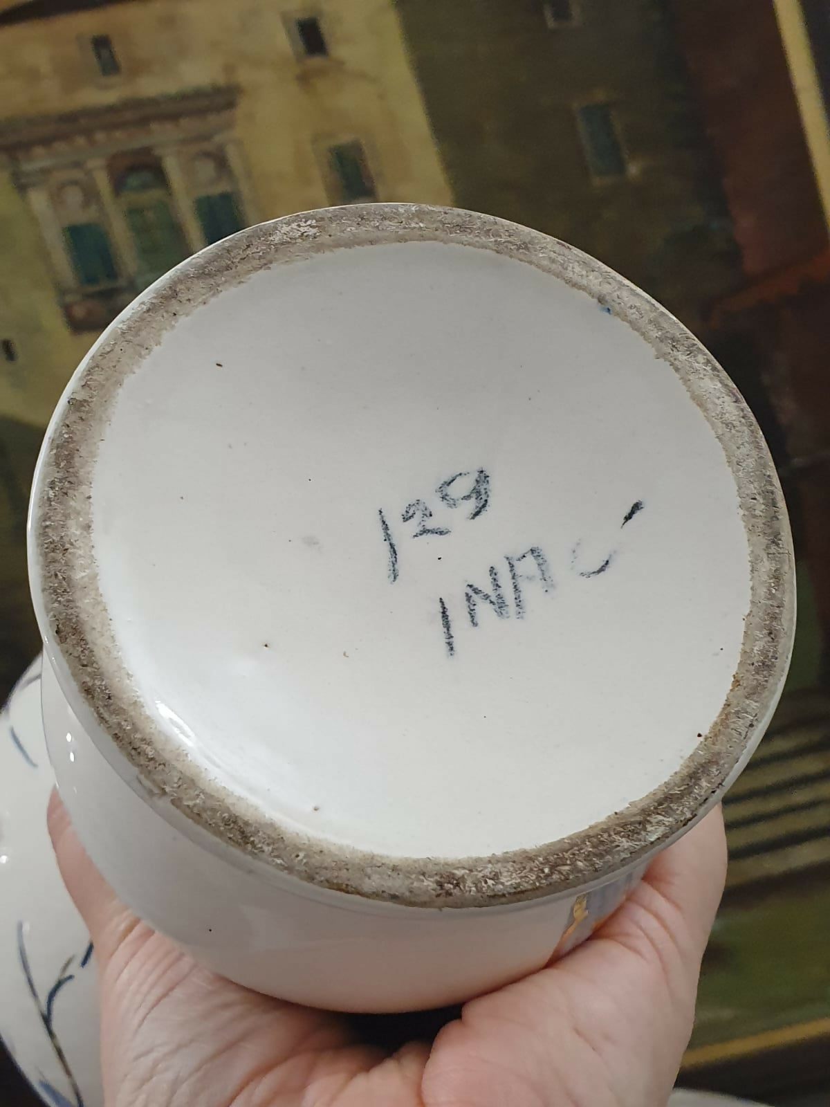Maravilhosa e grande jarra decorativa em cerâmica vintage, anos 50, Inca. Linda e em excelente estado!