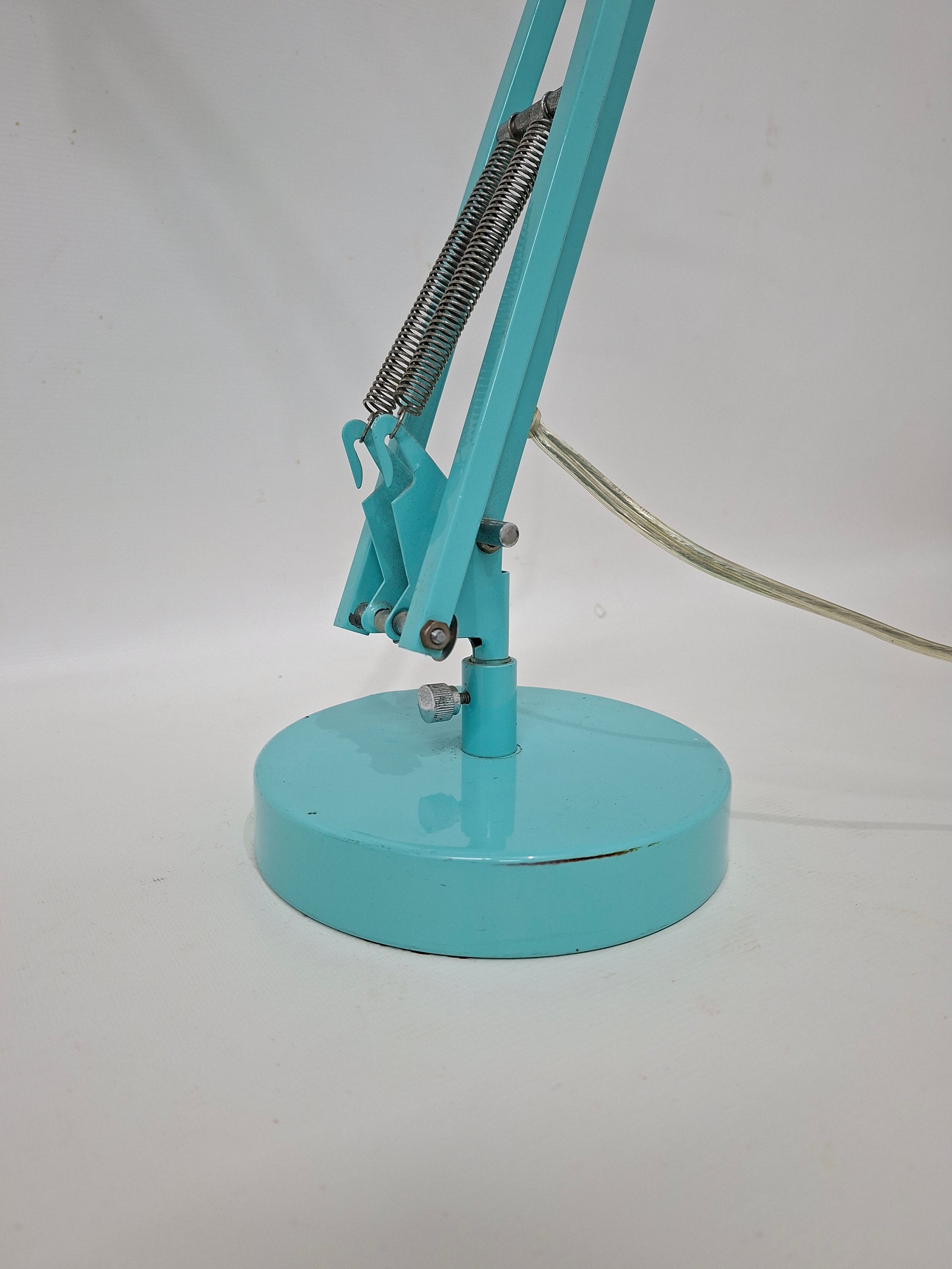 Luminária Design Azul Turquesa