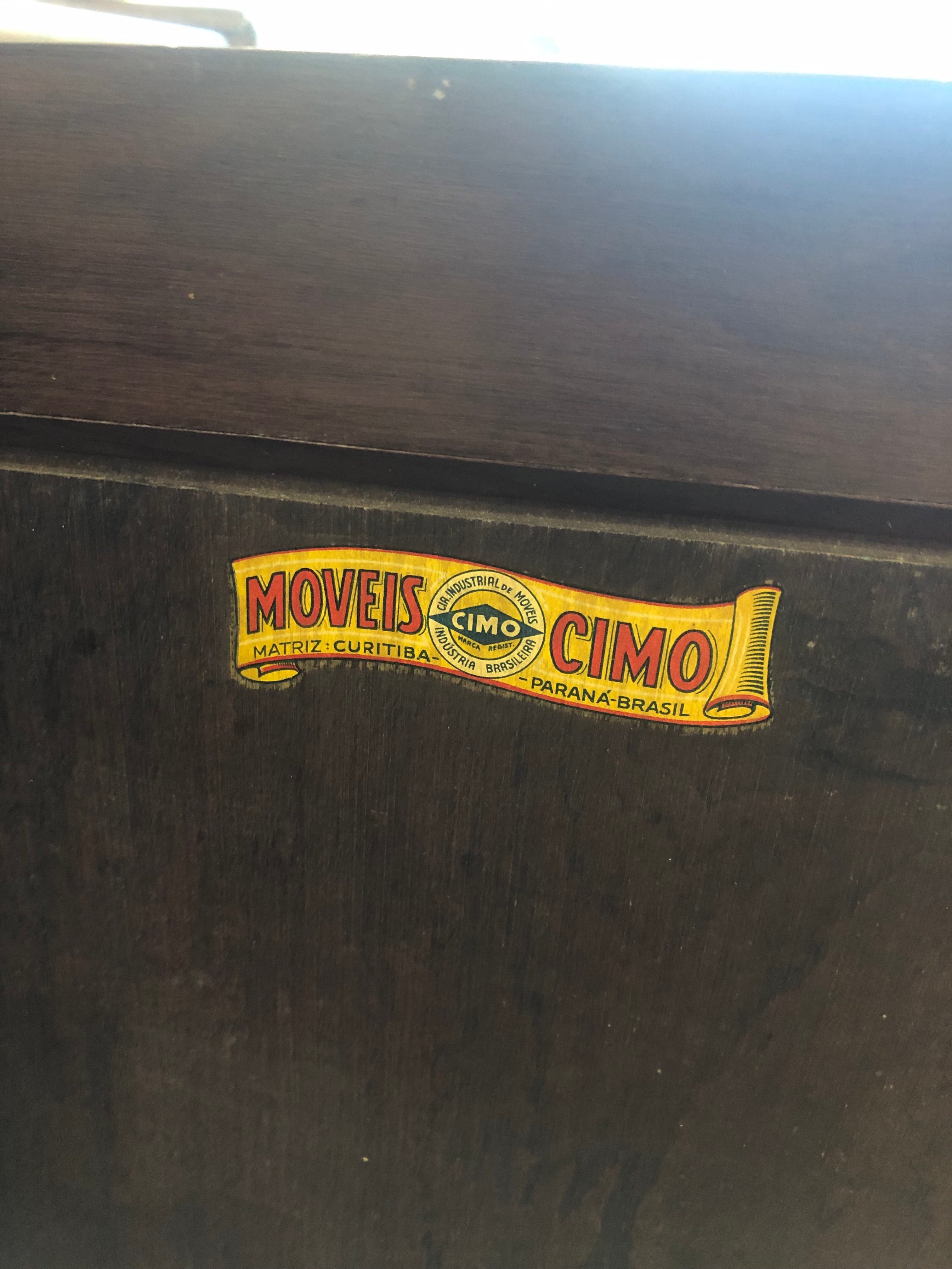 Buffet aparador Cimo original em madeira maciça década 50/60 Art Déco