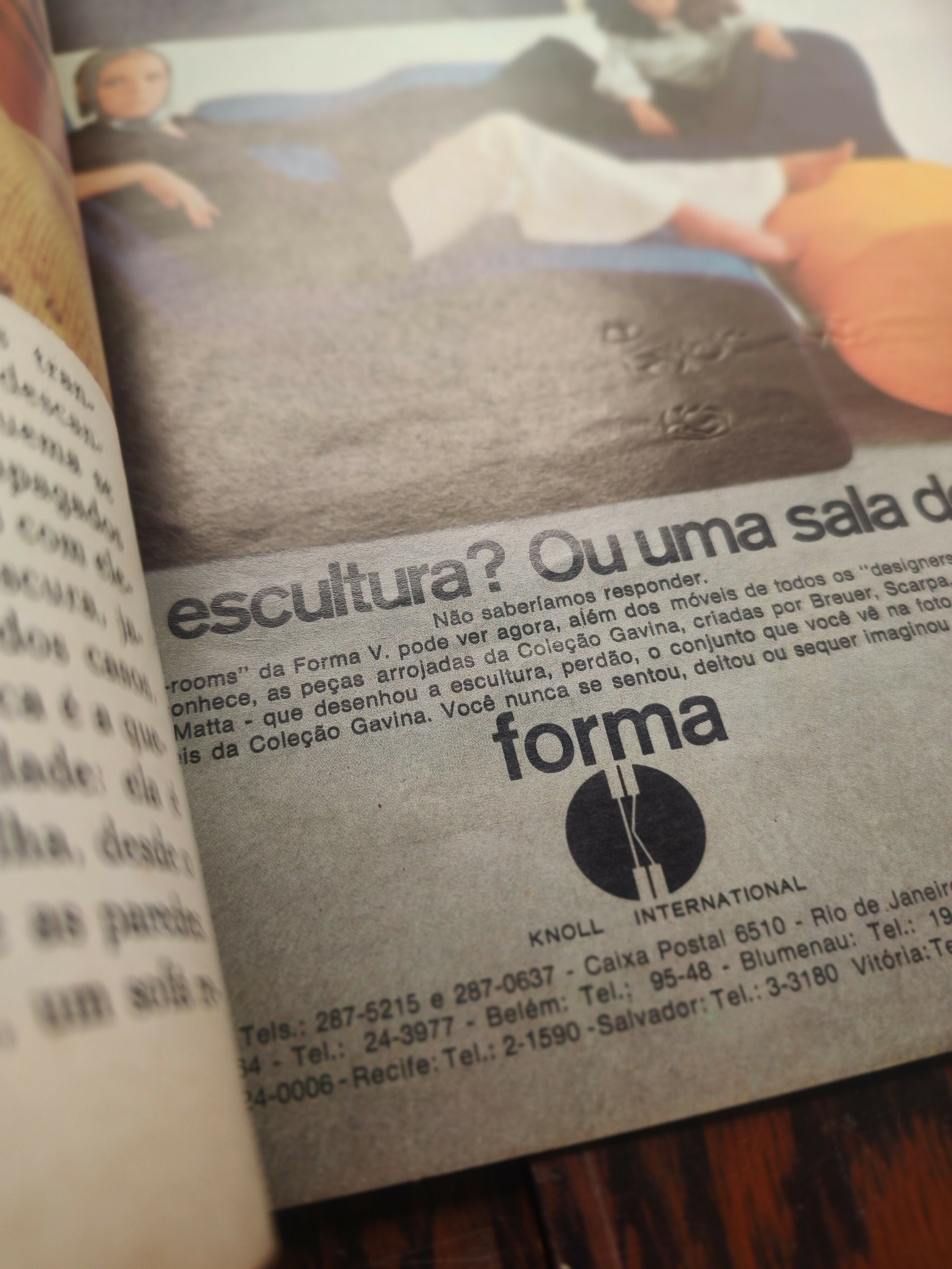 Antiga &quot;Revista Casa &amp; Jardim&quot; - 1970 (Capa Mobília Contemporânea)