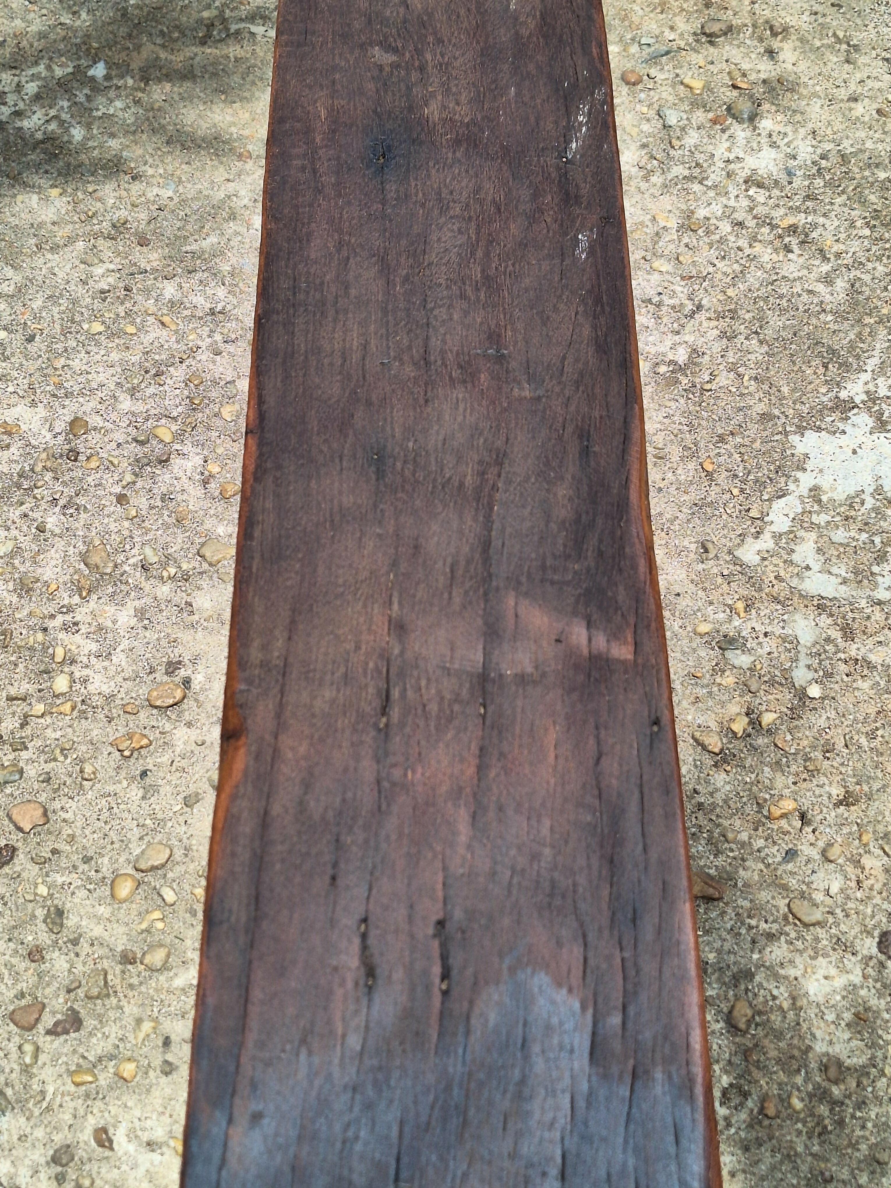 Banco de Dormente Rústico Madeira Maciça Garimpo Mineiro