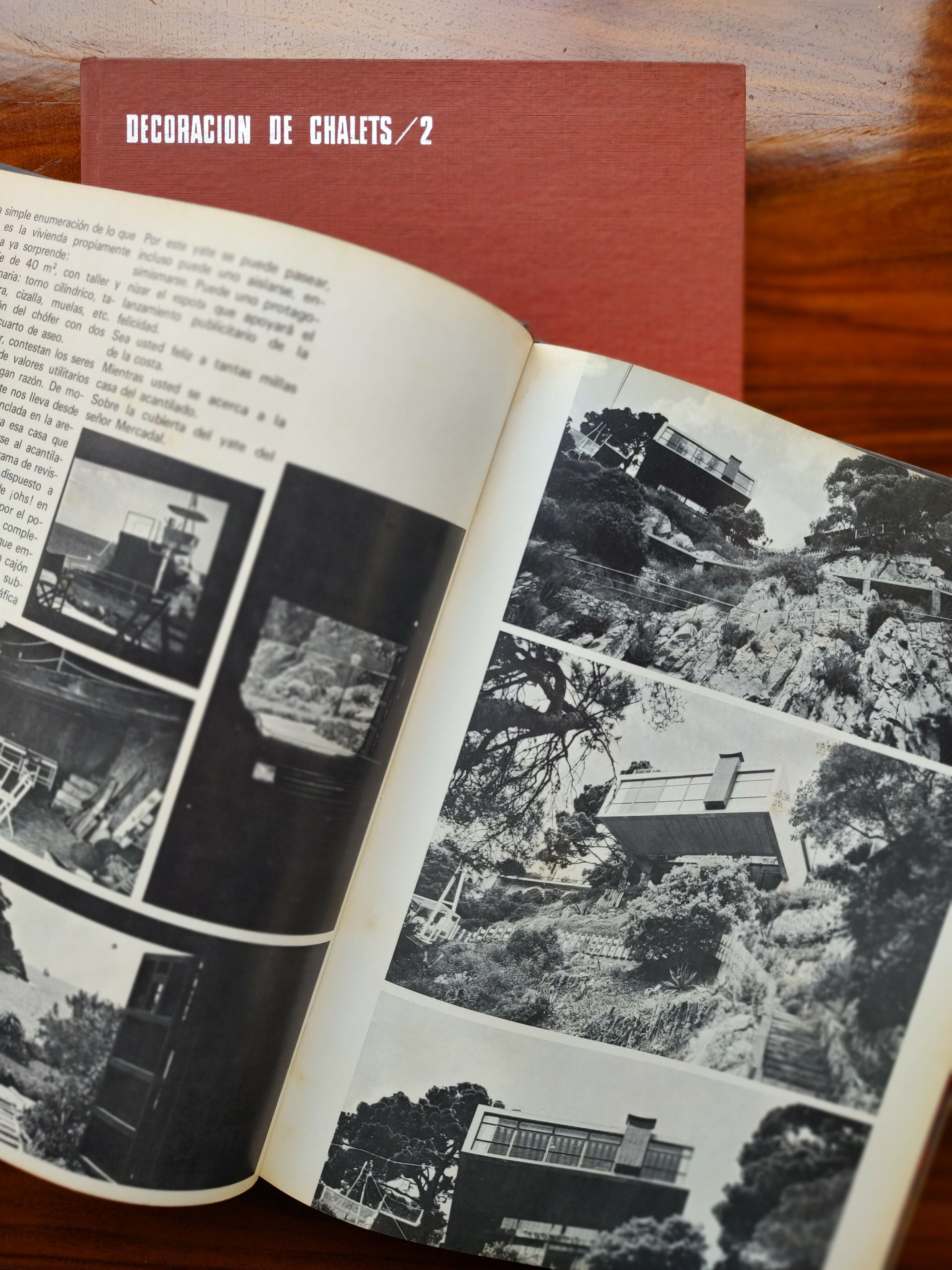 Par de Livros importados de Decoração "Decoracion de Chalets 1 e 2" duas edições de 1974