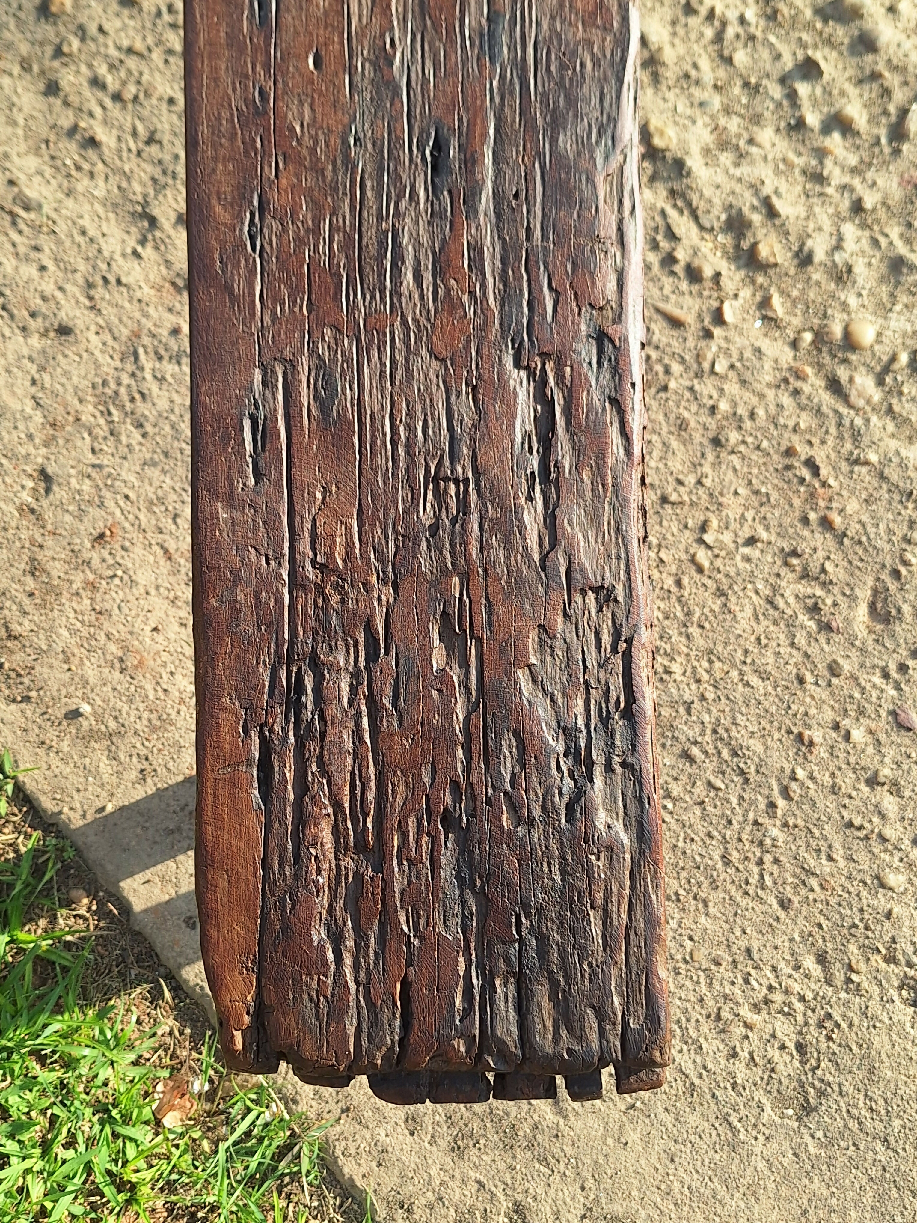 Banco de Dormente Rústico Madeira Maciça