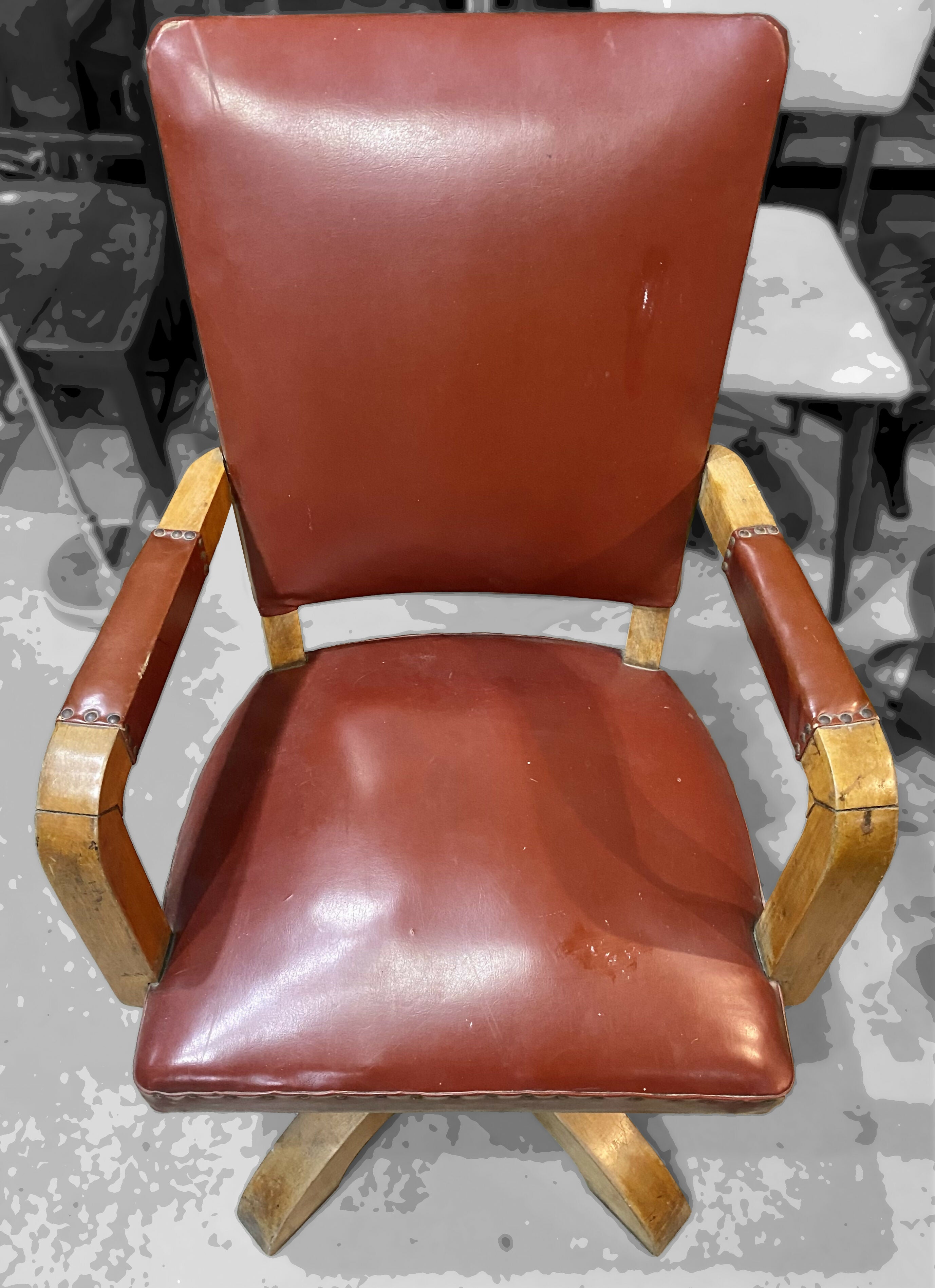 Cadeira antiga - Estilo xerife