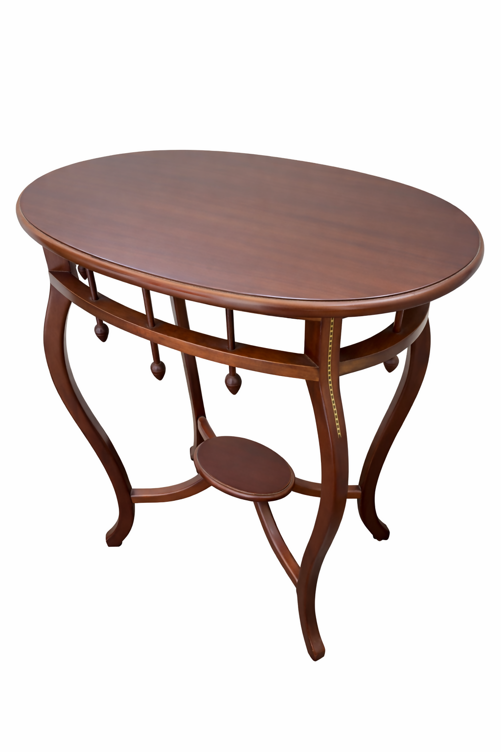 MESA LATERAL em madeira e marchetaria