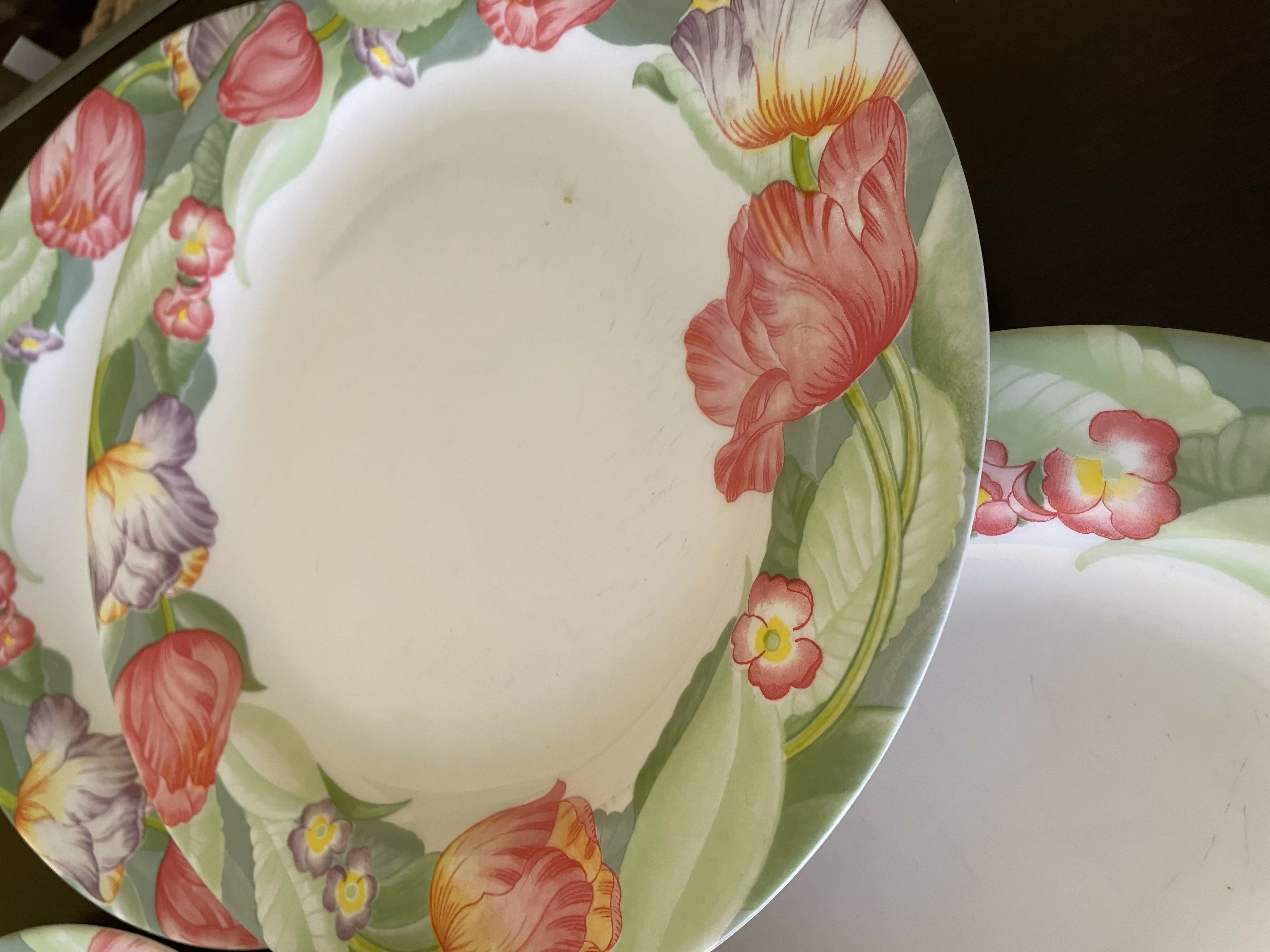 Jogo de pratos rasos franceses